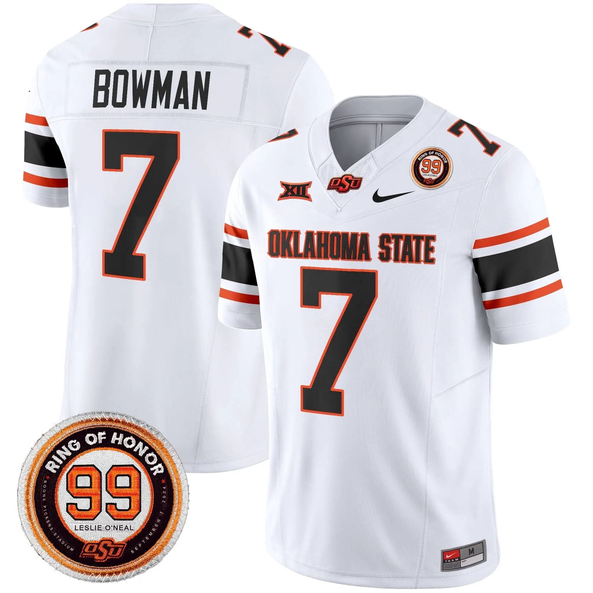 OSD Leslie O'neal Patch Vapor Limited Jersey by Oklahoma State Cowboys