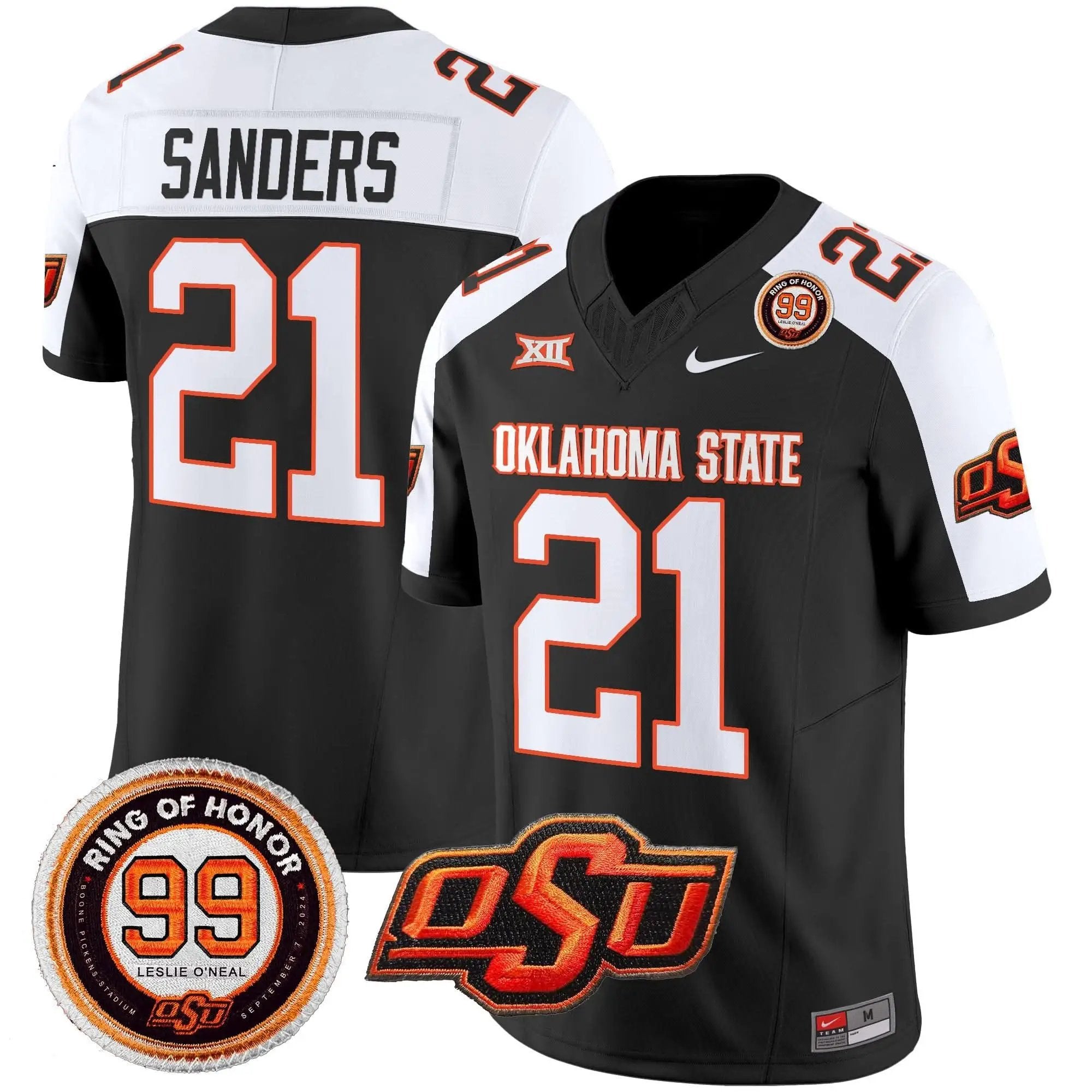 OSD Leslie O'neal Patch Vapor Limited Jersey by Oklahoma State Cowboys
