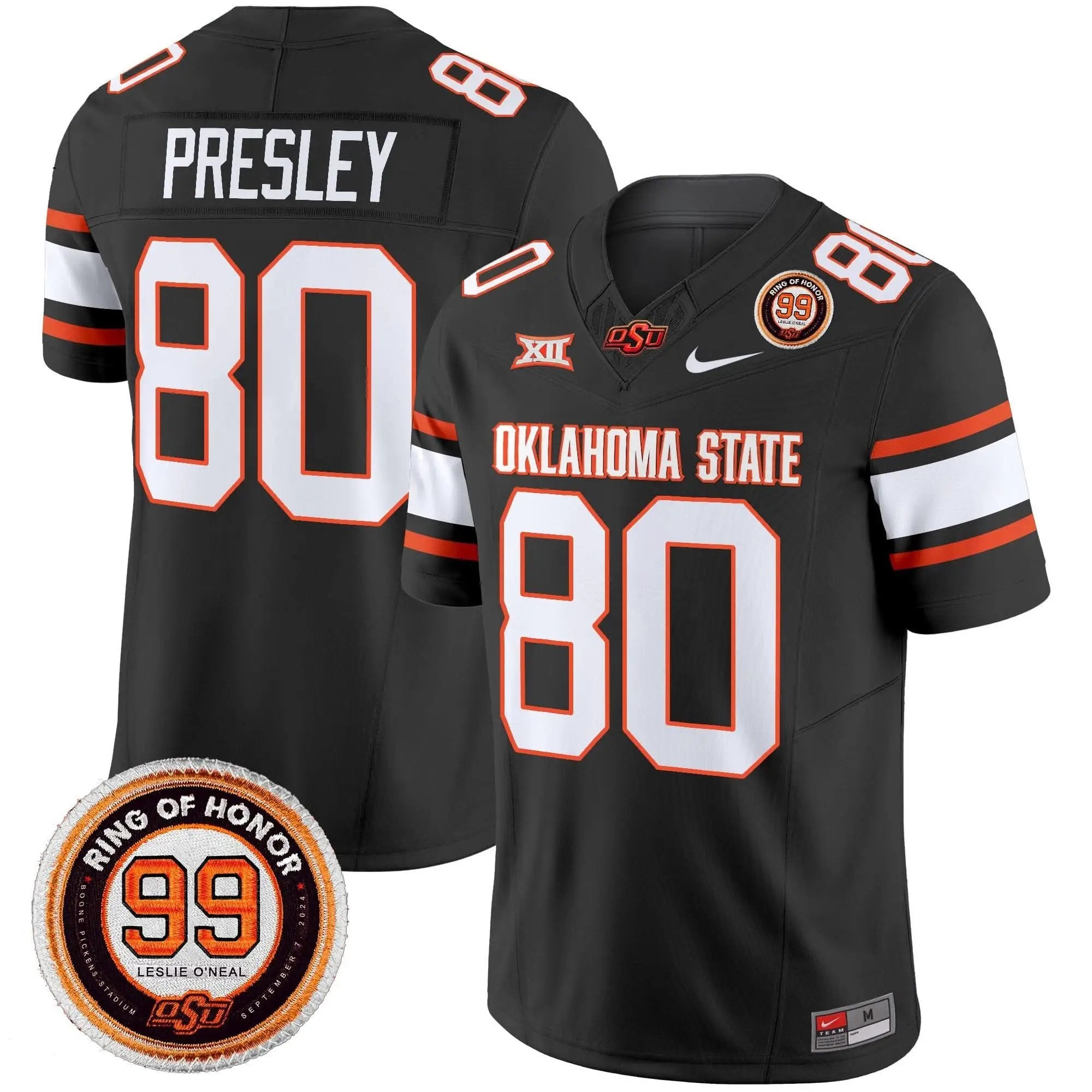 OSD Leslie O'neal Patch Vapor Limited Jersey by Oklahoma State Cowboys