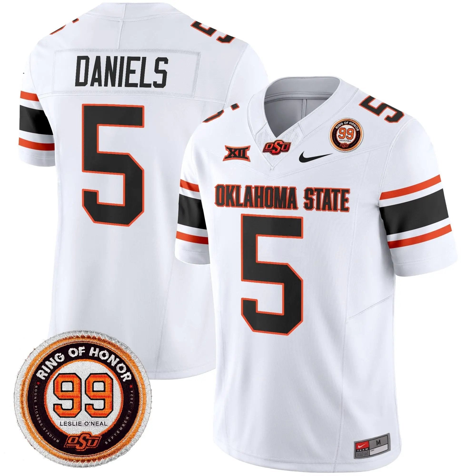 OSD Leslie O'neal Patch Vapor Limited Jersey by Oklahoma State Cowboys
