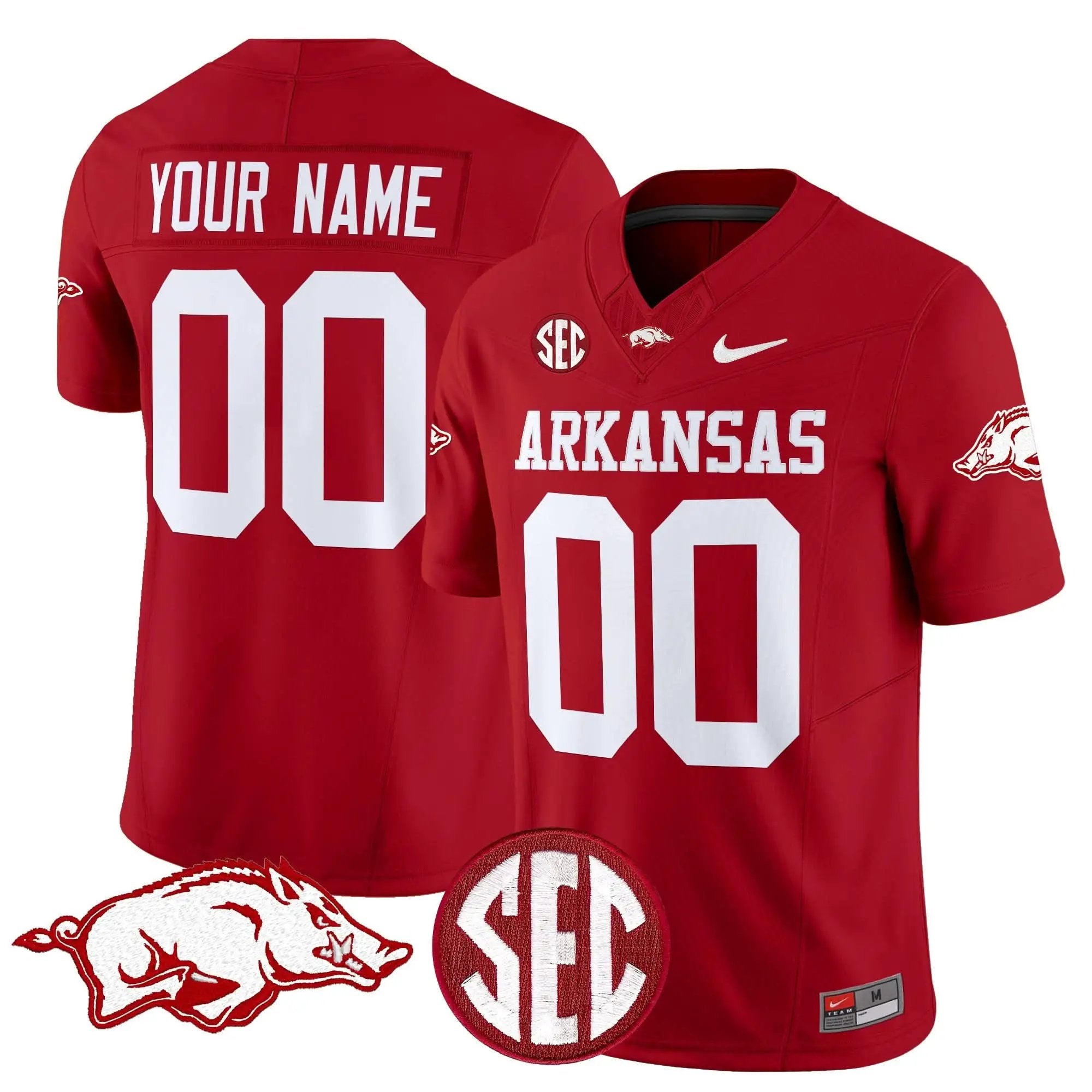 AR Vapor Limited Custom Jersey by Arkansas Razorbacks