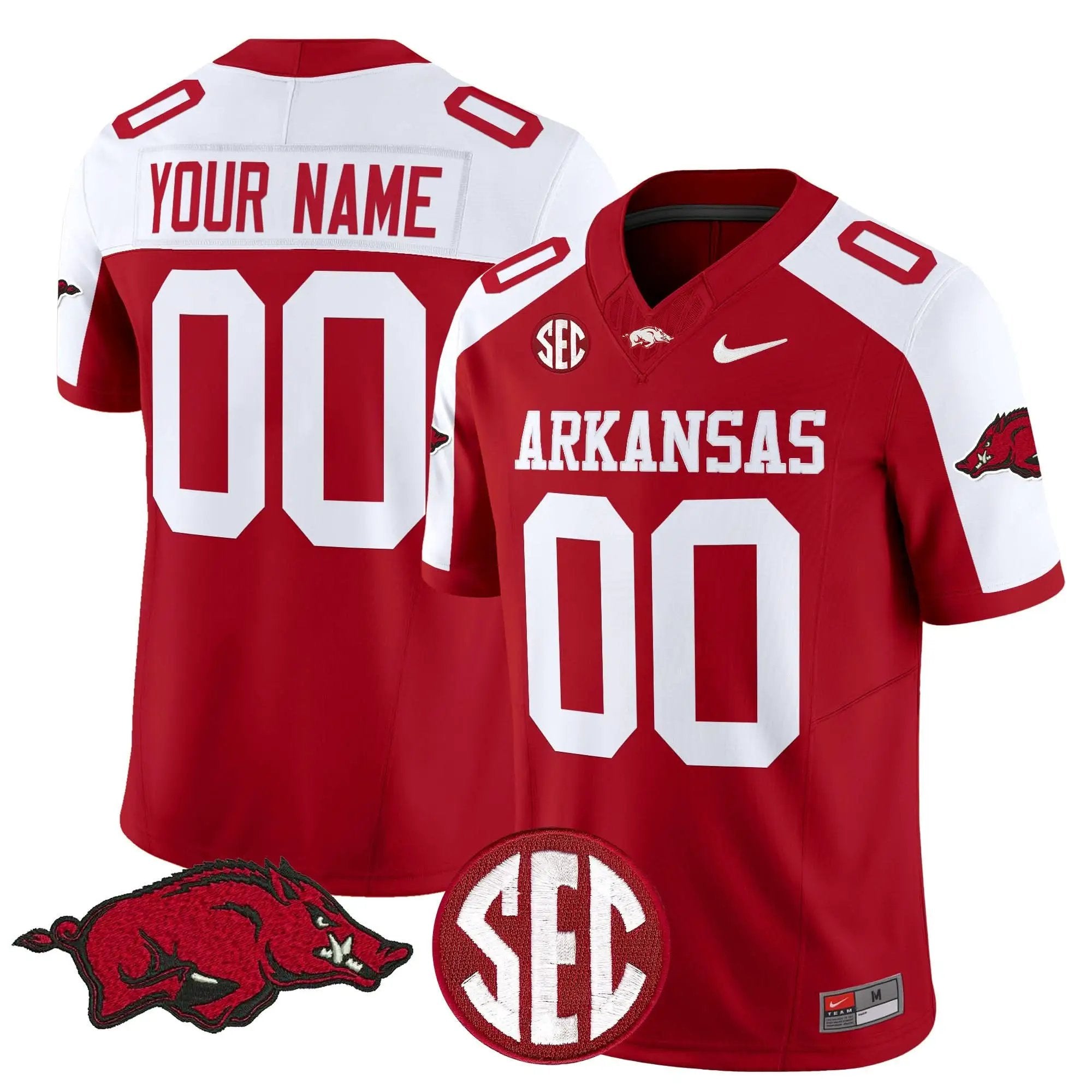 AR Vapor Limited Custom Jersey by Arkansas Razorbacks