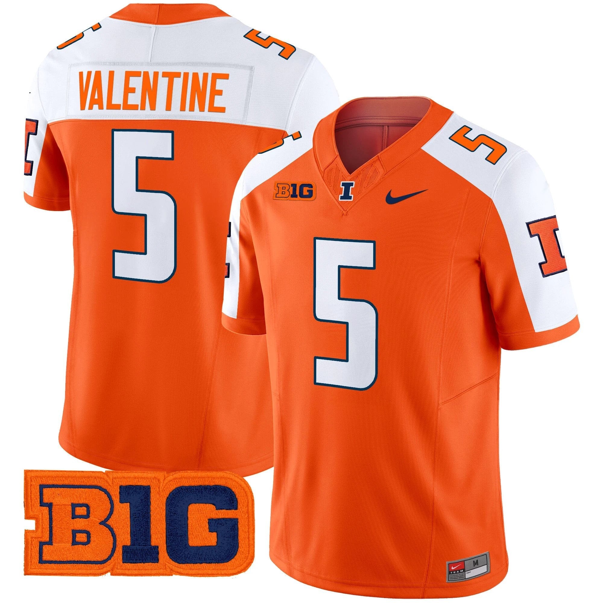 Men's Illinois Fighting Illini 2025 Vapor Limited Jersey - All Stitched by bustlight