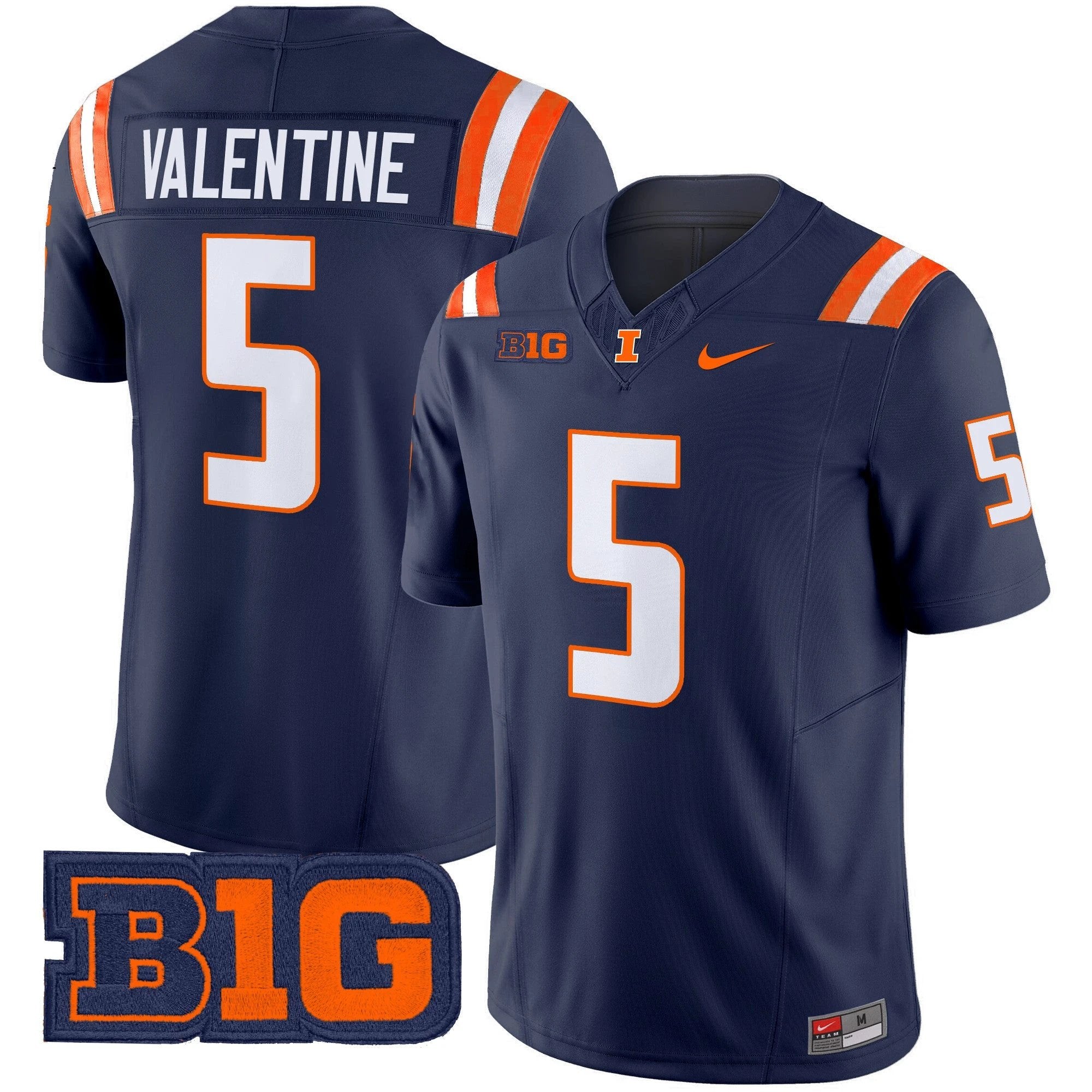Men's Illinois Fighting Illini 2025 Vapor Limited Jersey - All Stitched by bustlight