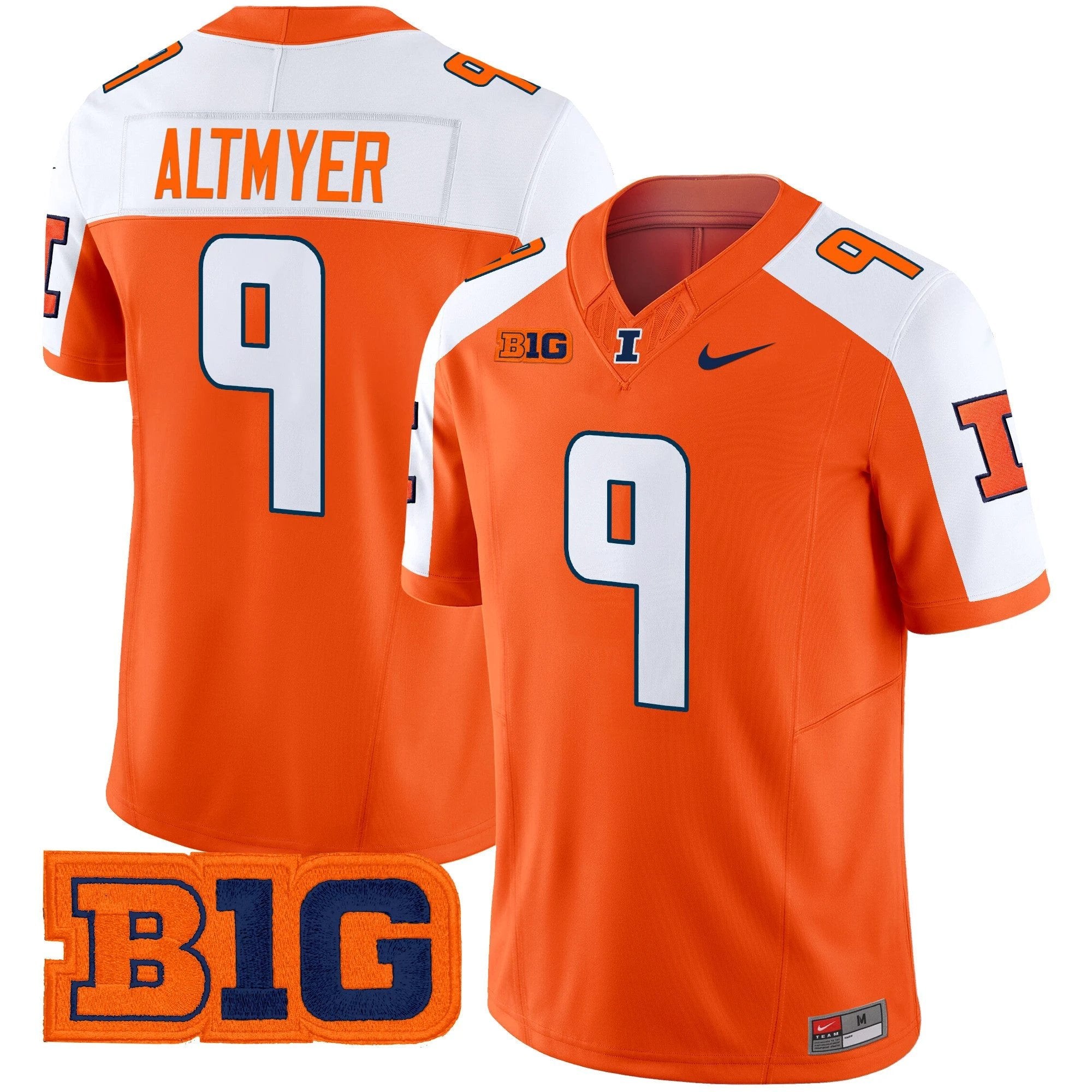 Men's Illinois Fighting Illini 2025 Vapor Limited Jersey - All Stitched by bustlight