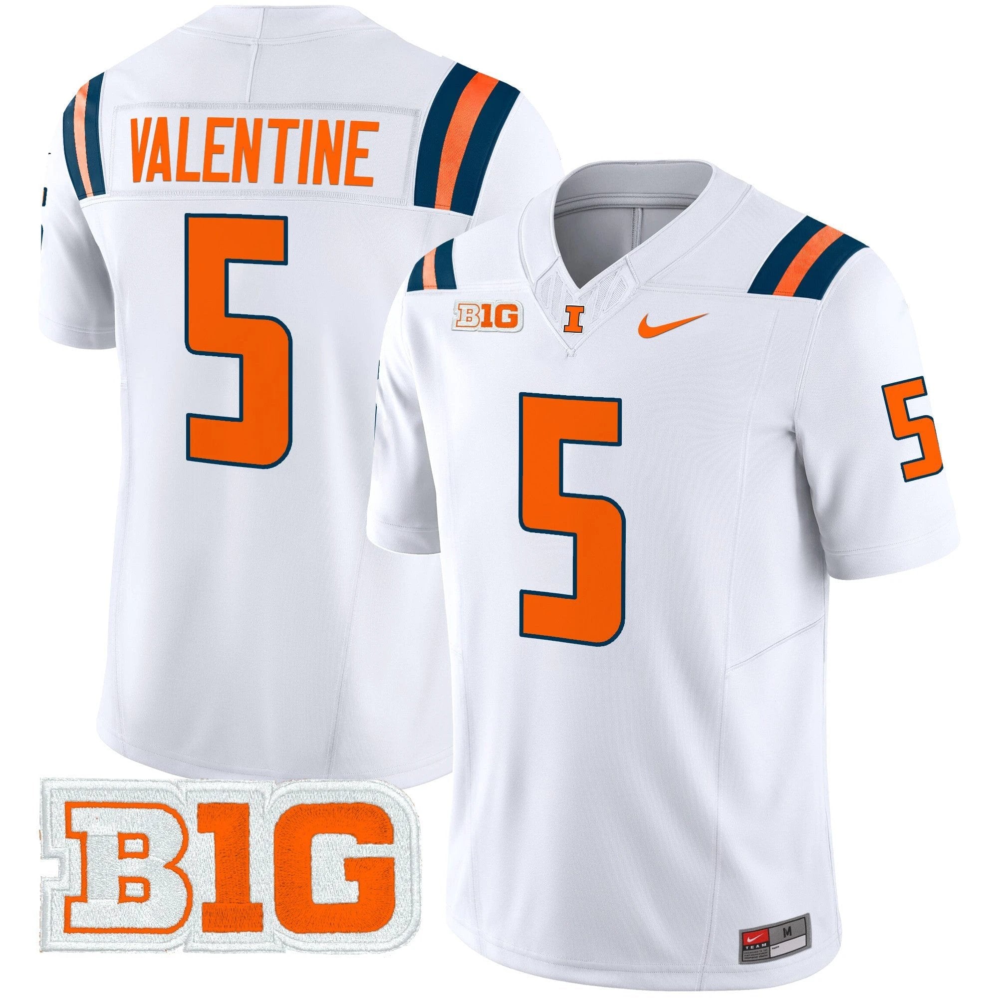Men's Illinois Fighting Illini 2025 Vapor Limited Jersey - All Stitched by bustlight