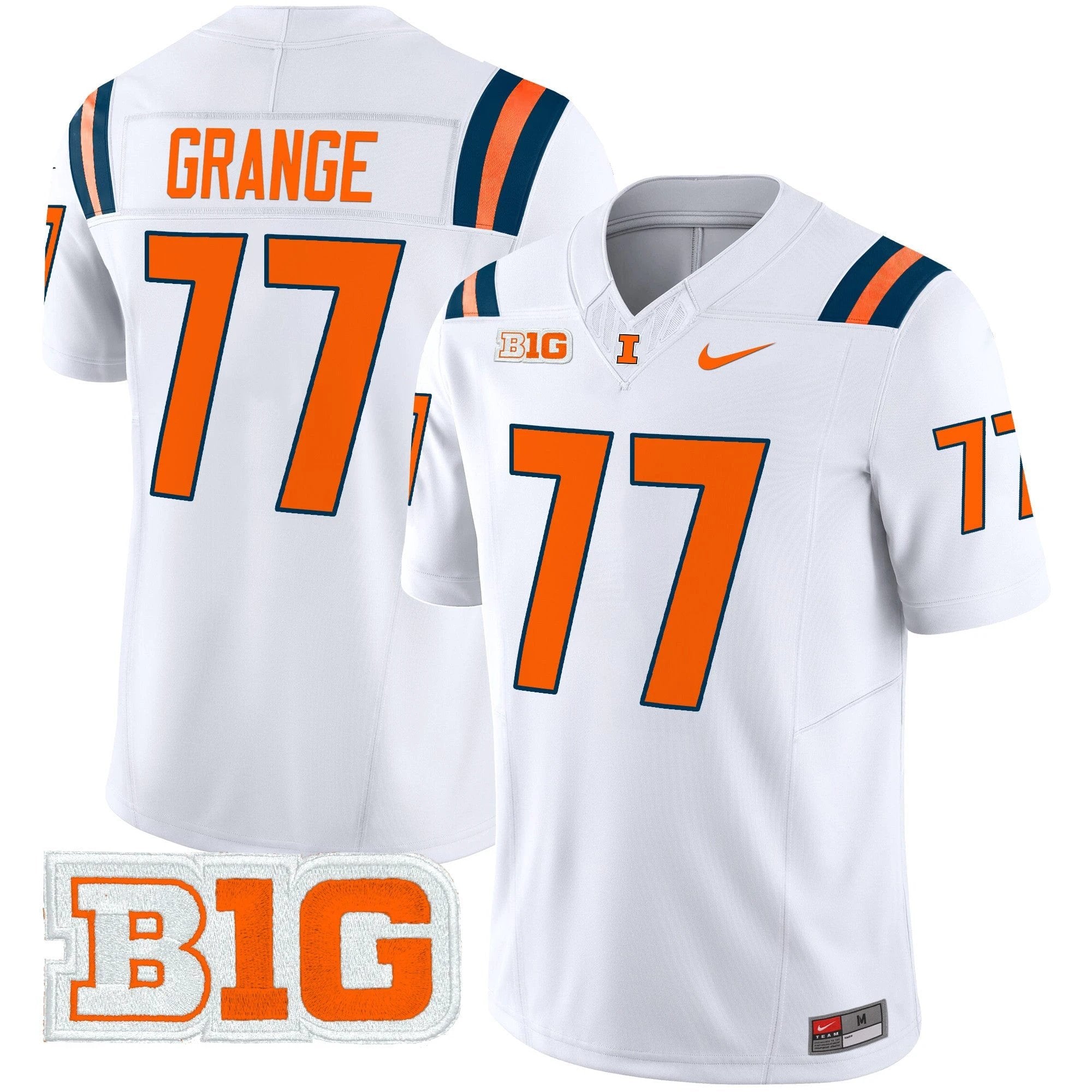 Men's Illinois Fighting Illini 2025 Vapor Limited Jersey - All Stitched by bustlight