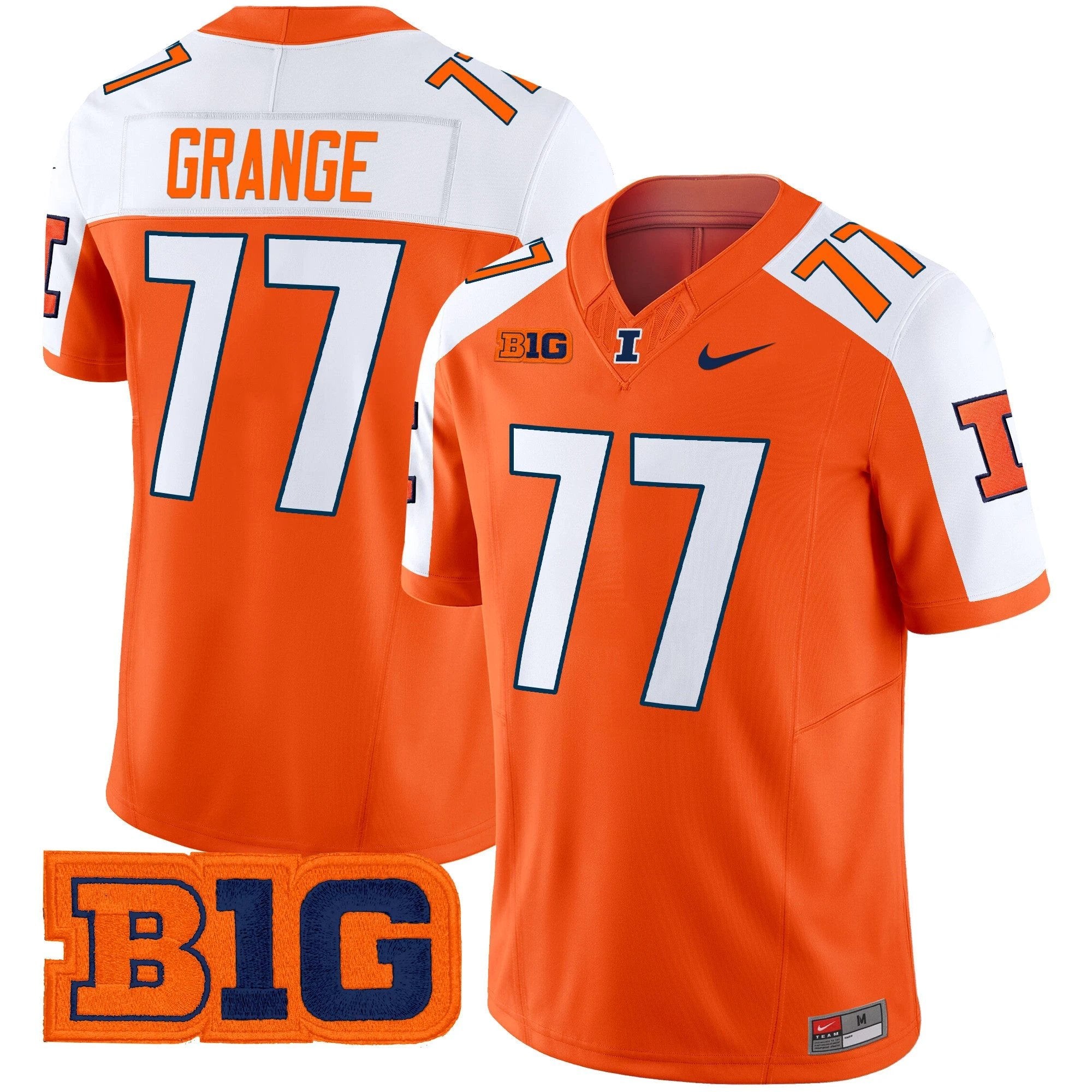 Men's Illinois Fighting Illini 2025 Vapor Limited Jersey - All Stitched by bustlight