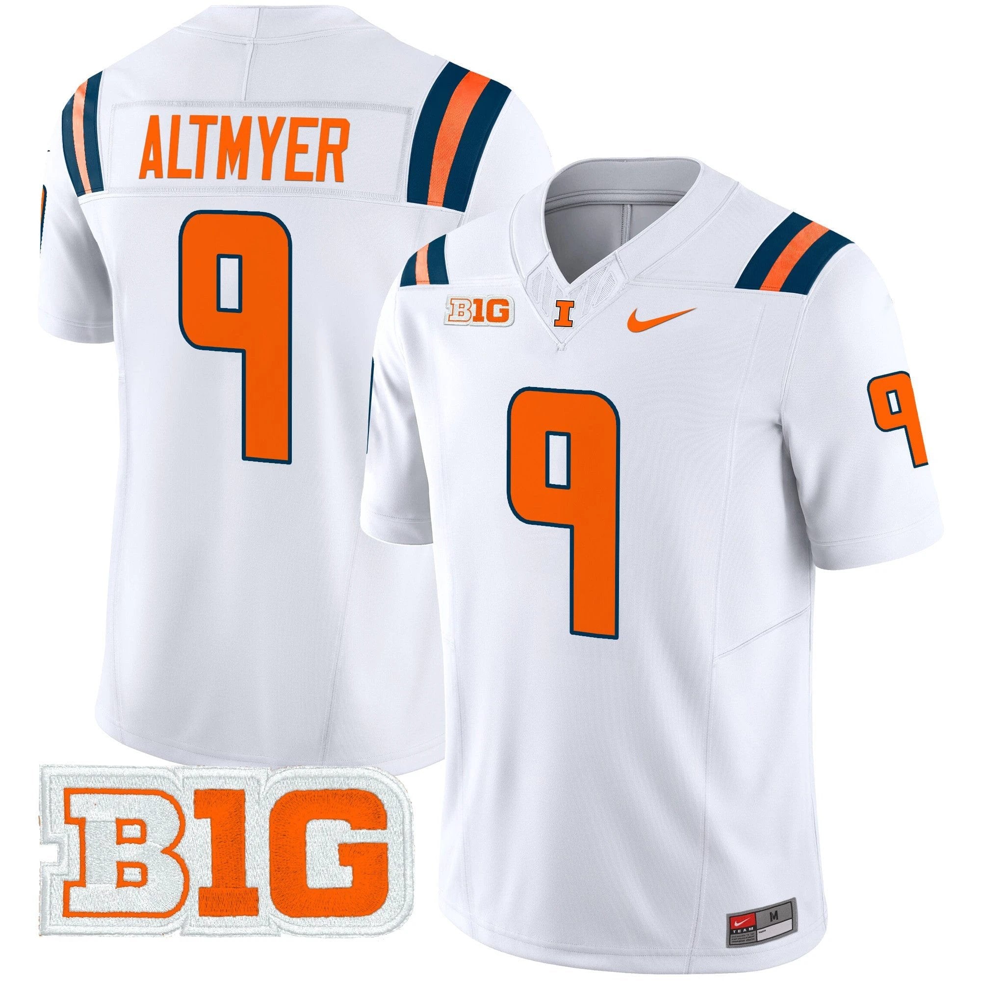 Men's Illinois Fighting Illini 2025 Vapor Limited Jersey - All Stitched by bustlight