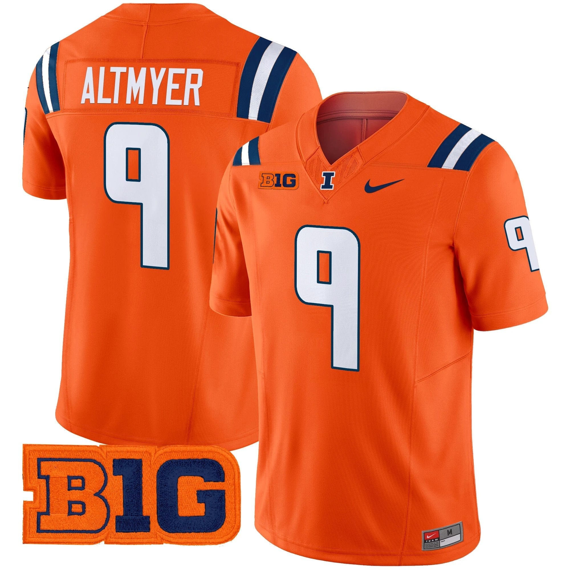 Men's Illinois Fighting Illini 2025 Vapor Limited Jersey - All Stitched by bustlight