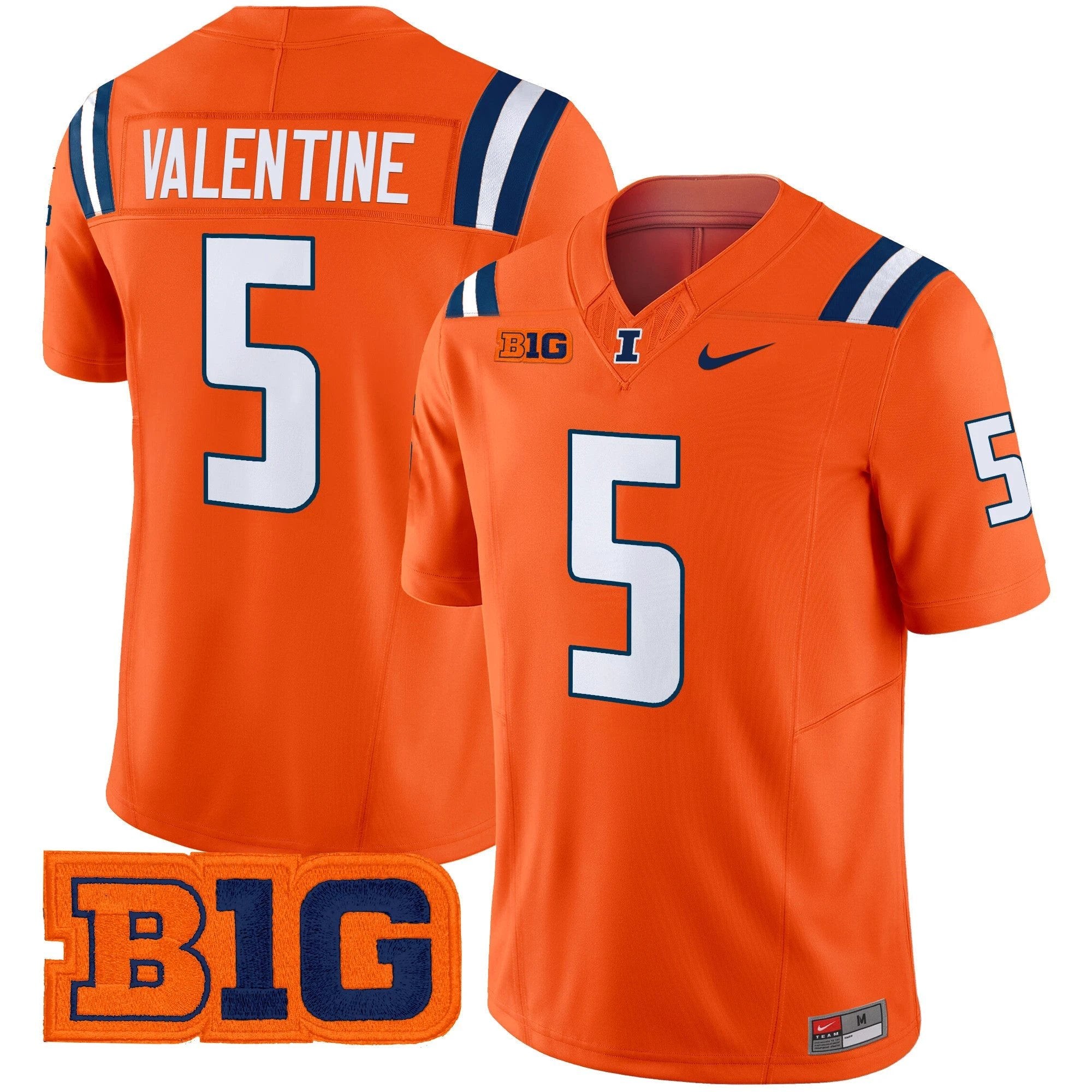 Men's Illinois Fighting Illini 2025 Vapor Limited Jersey - All Stitched by bustlight