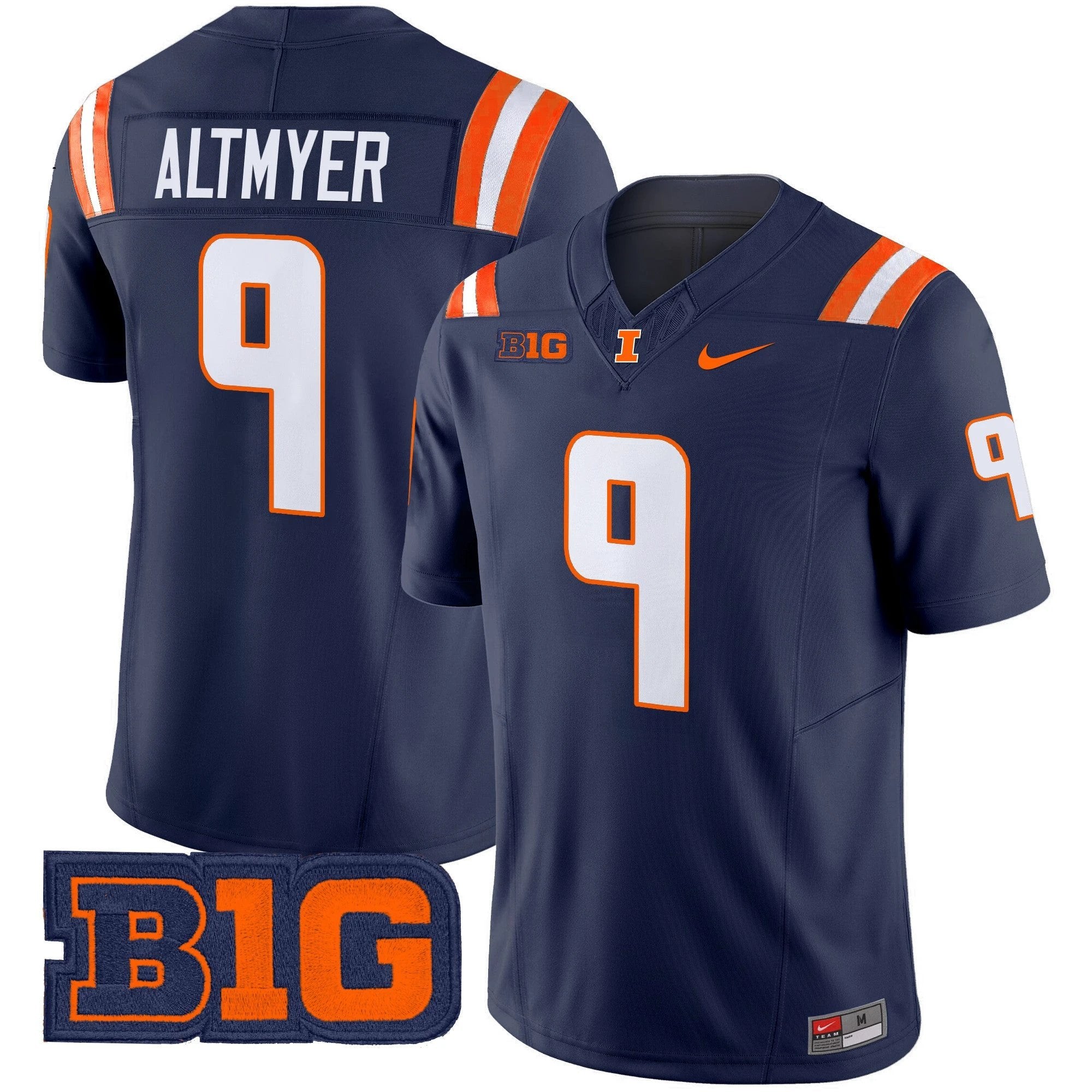 Men's Illinois Fighting Illini 2025 Vapor Limited Jersey - All Stitched by bustlight