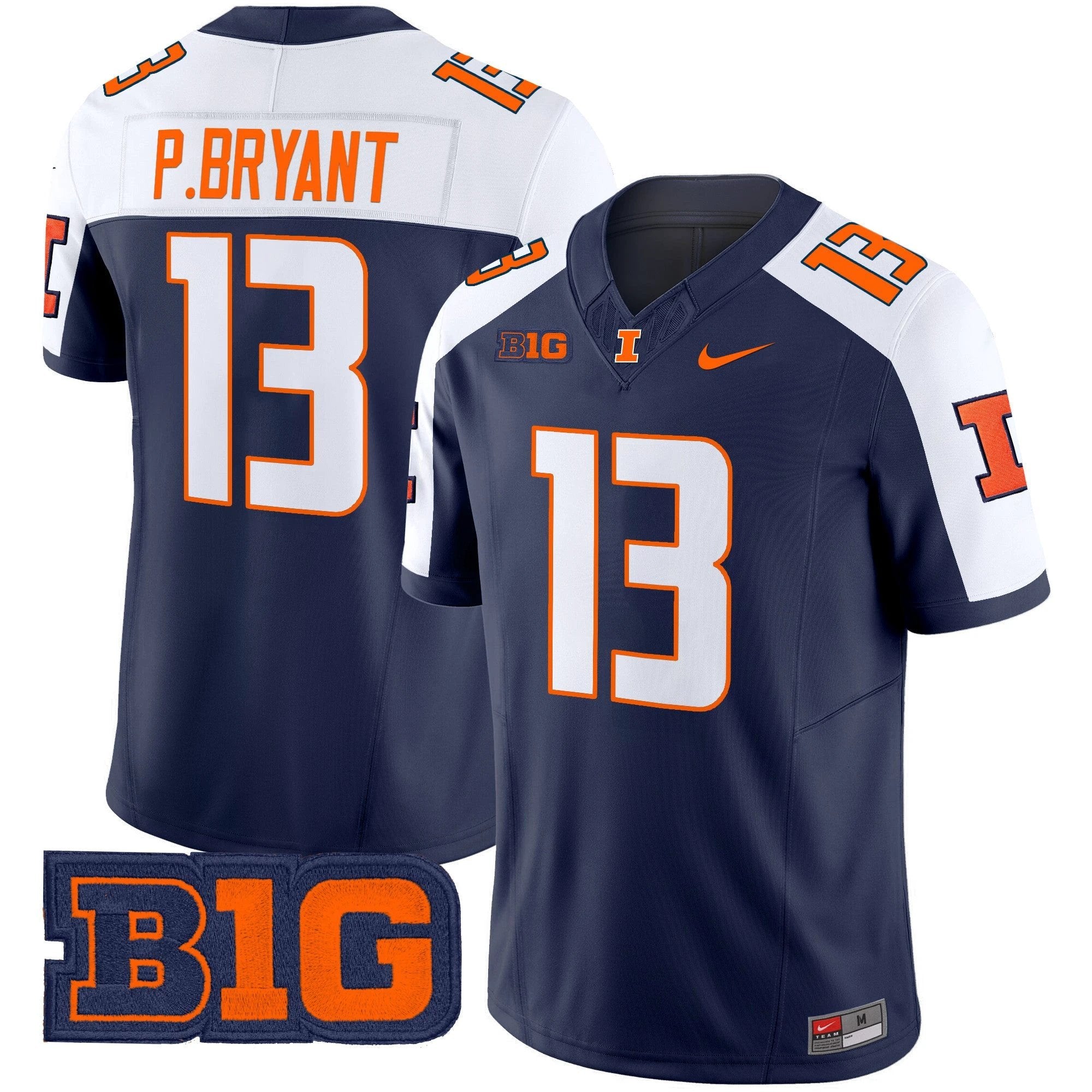 Men's Illinois Fighting Illini 2025 Vapor Limited Jersey - All Stitched by bustlight