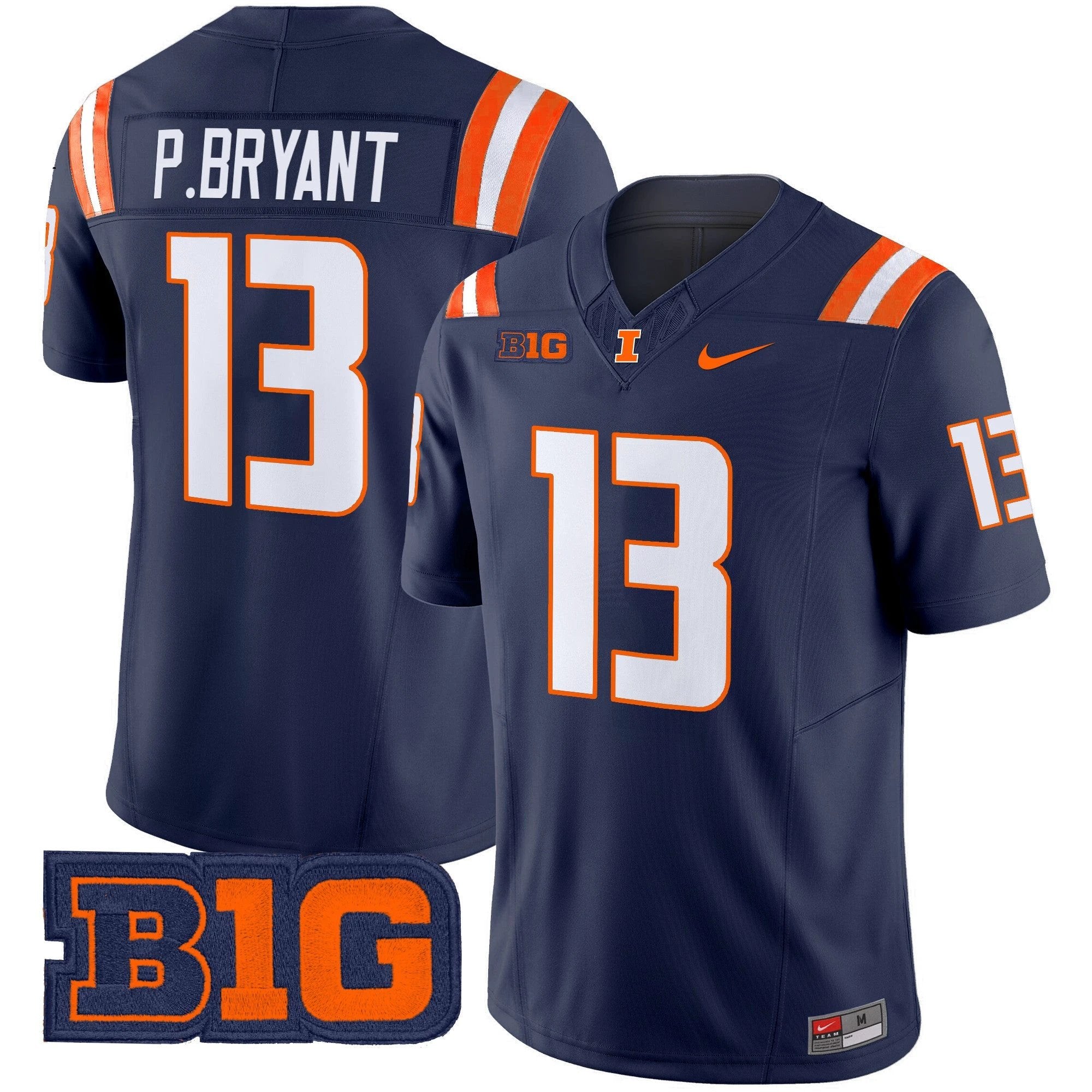 Men's Illinois Fighting Illini 2025 Vapor Limited Jersey - All Stitched by bustlight