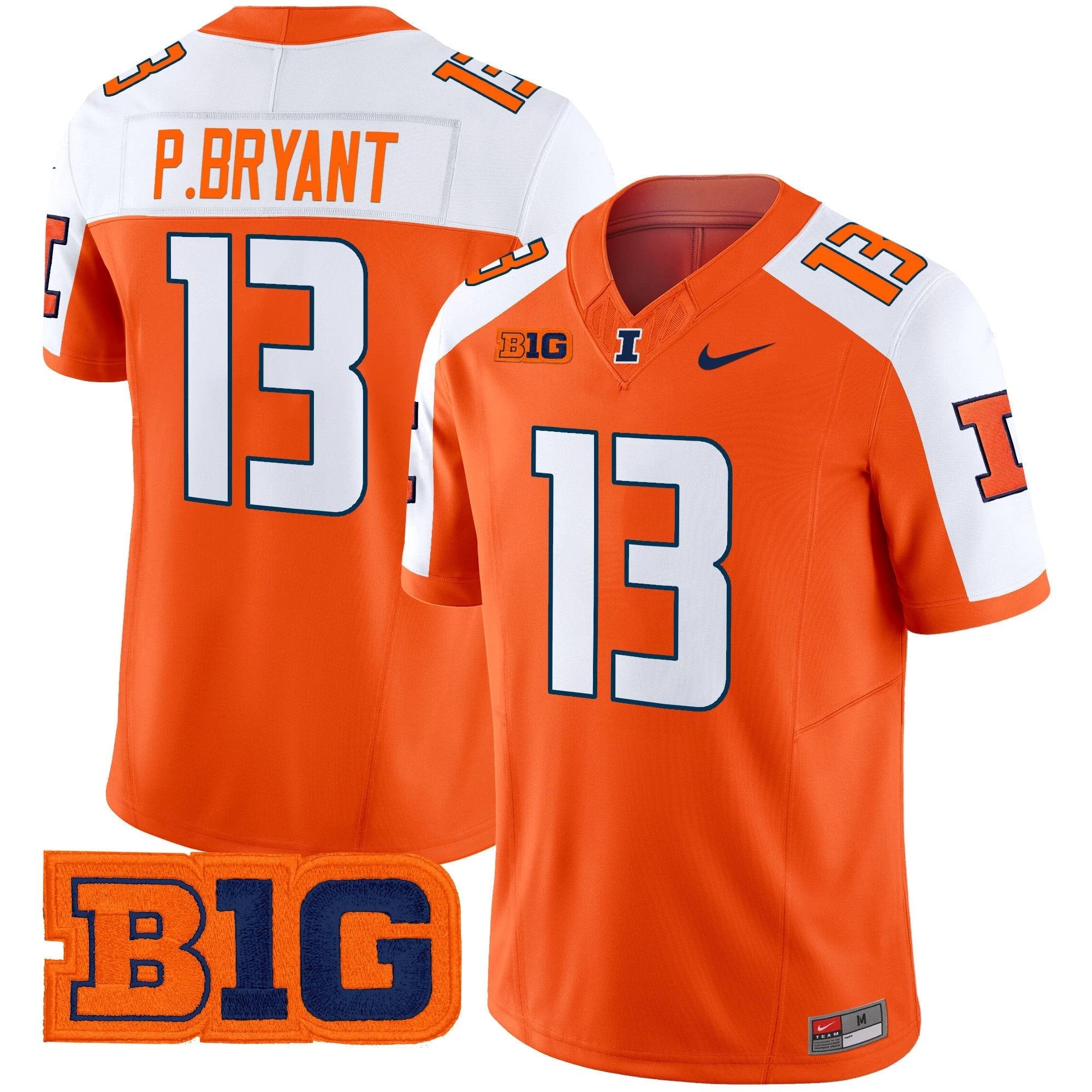 Men's Illinois Fighting Illini 2025 Vapor Limited Jersey - All Stitched by bustlight