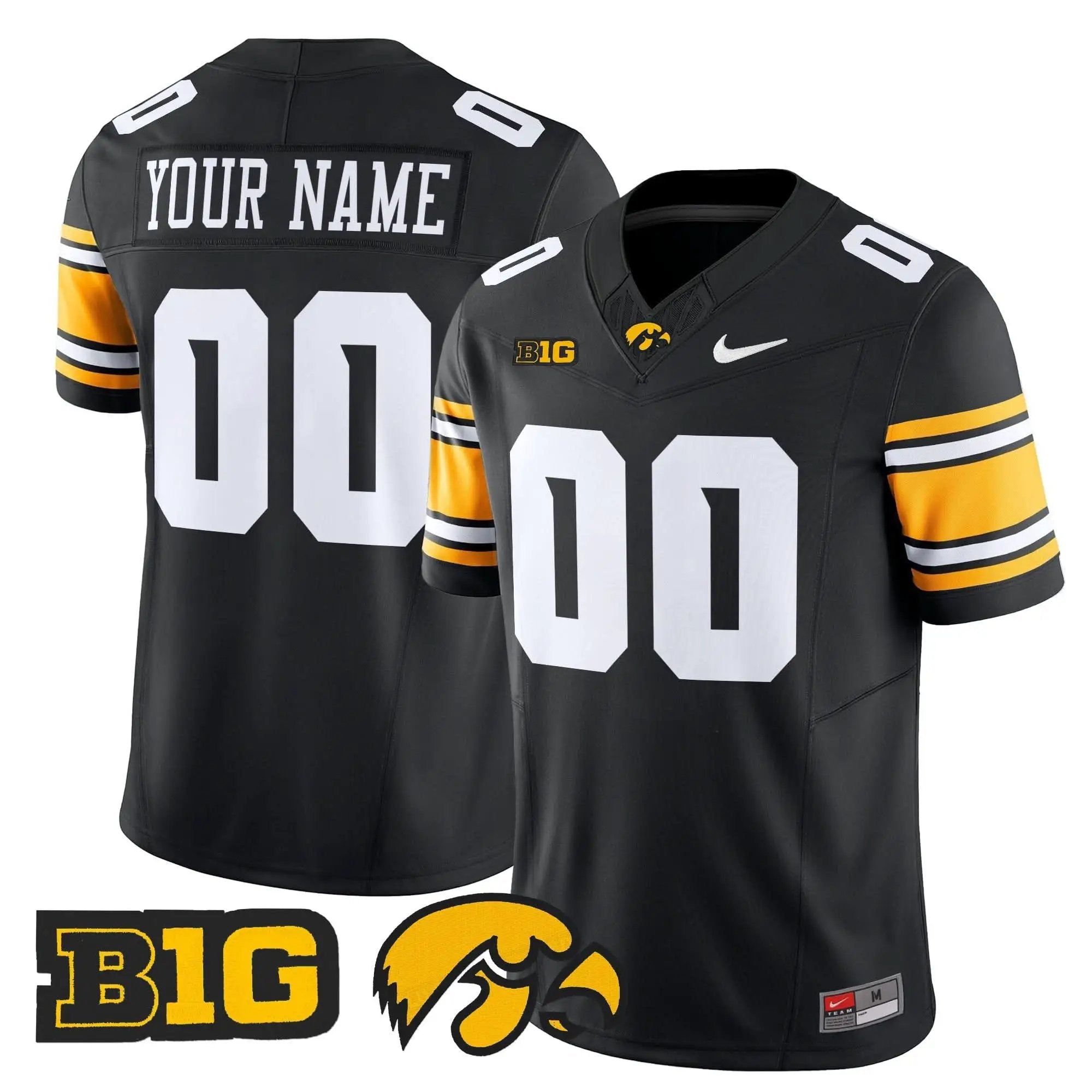 Iowa Hawkeyes 2025 Vapor Limited Custom Jersey by Iowa Hawkeyes