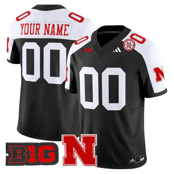 Custom Nebraska Football 2025 "Blackout" Jersey by Nebraska Cornhuskers