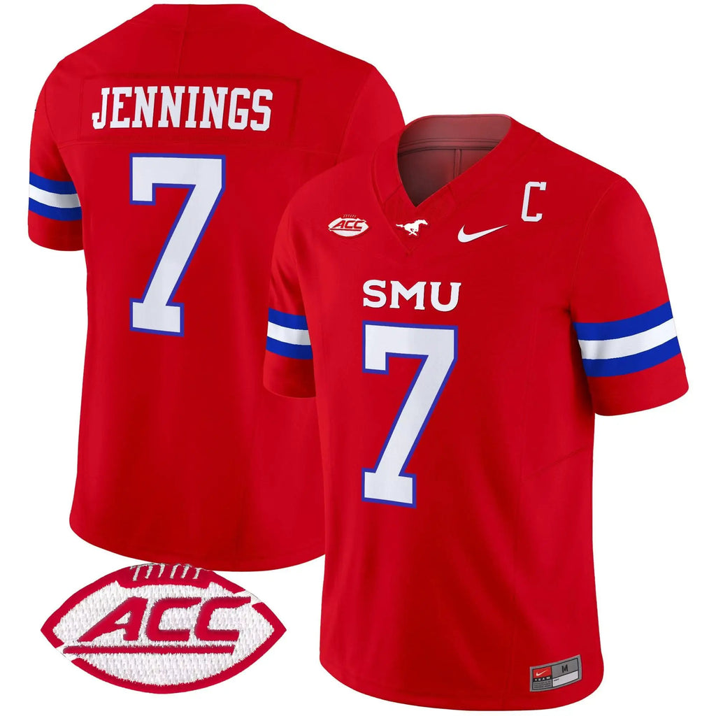 SMU 2025 Vapor Limited Jersey - Stitched by SMU Mustangs