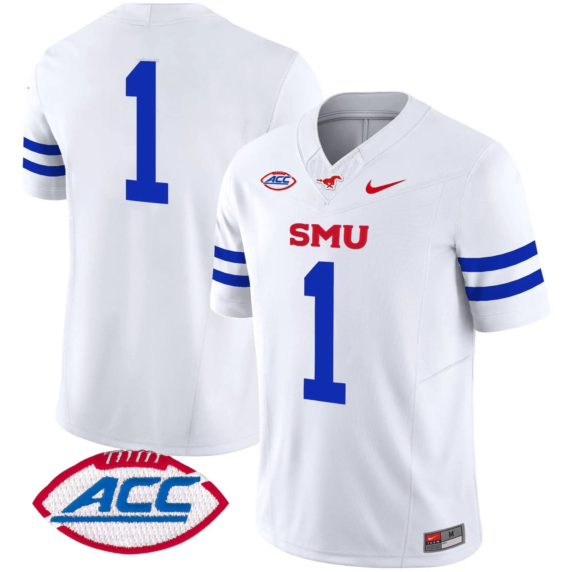 SMU 2025 Vapor Limited Jersey - Stitched by SMU Mustangs