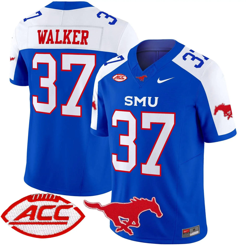 SMU 2025 Vapor Limited Jersey - Stitched by SMU Mustangs