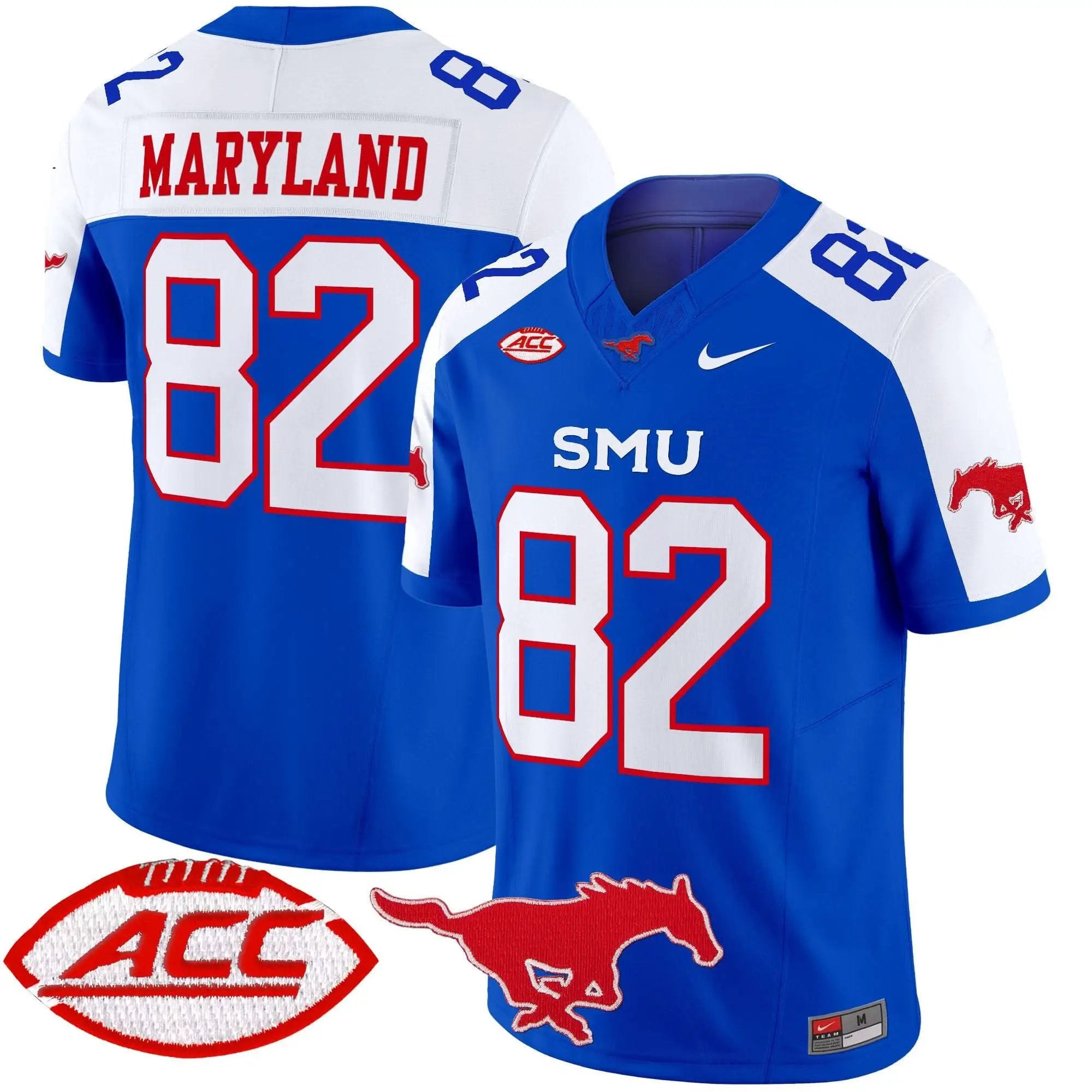 SMU 2025 Vapor Limited Jersey - Stitched by SMU Mustangs