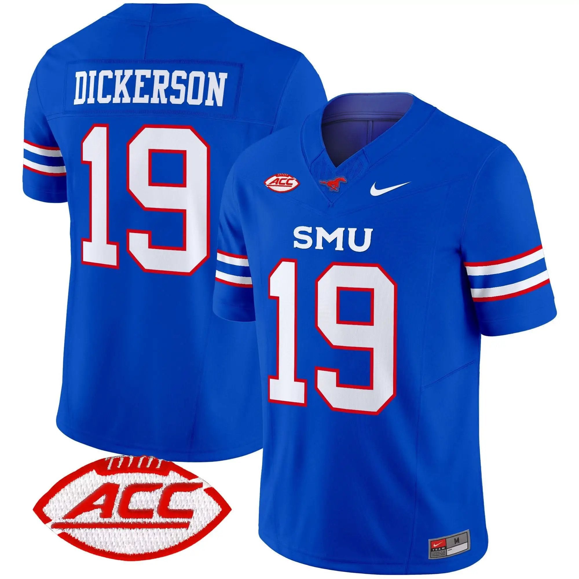 SMU 2025 Vapor Limited Jersey - Stitched by SMU Mustangs