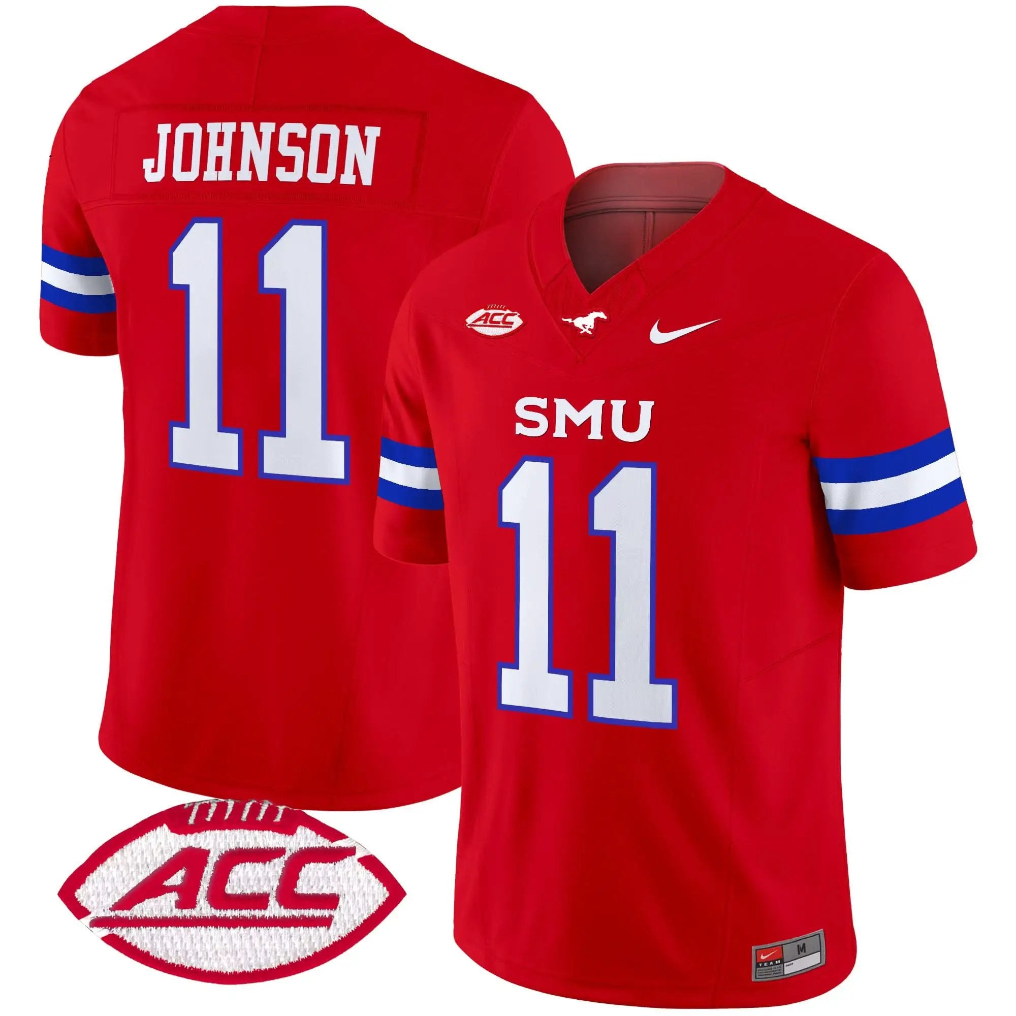 SMU 2025 Vapor Limited Jersey - Stitched by SMU Mustangs