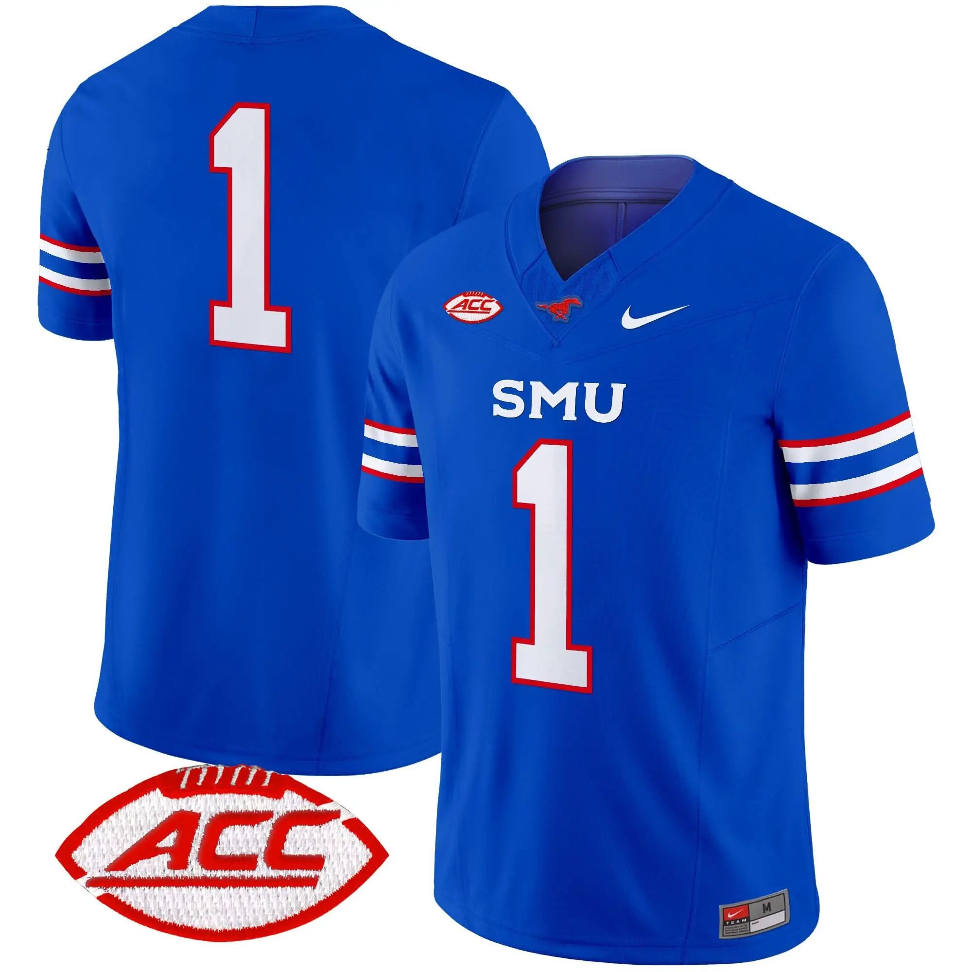 SMU 2025 Vapor Limited Jersey - Stitched by SMU Mustangs