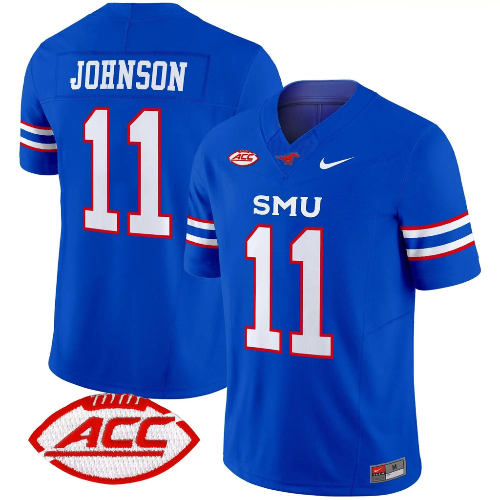 SMU 2025 Vapor Limited Jersey - Stitched by SMU Mustangs