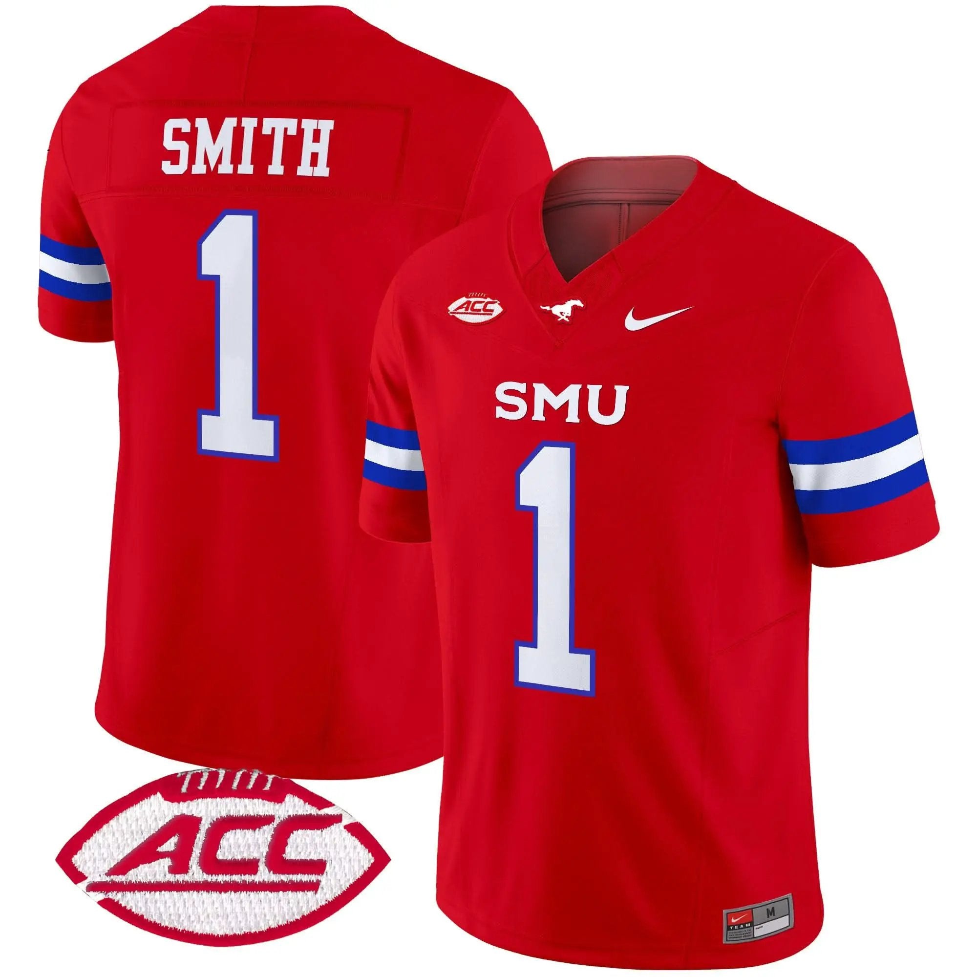 SMU 2025 Vapor Limited Jersey - Stitched by SMU Mustangs