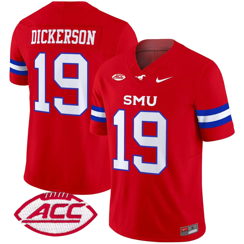 SMU 2025 Vapor Limited Jersey - Stitched by SMU Mustangs