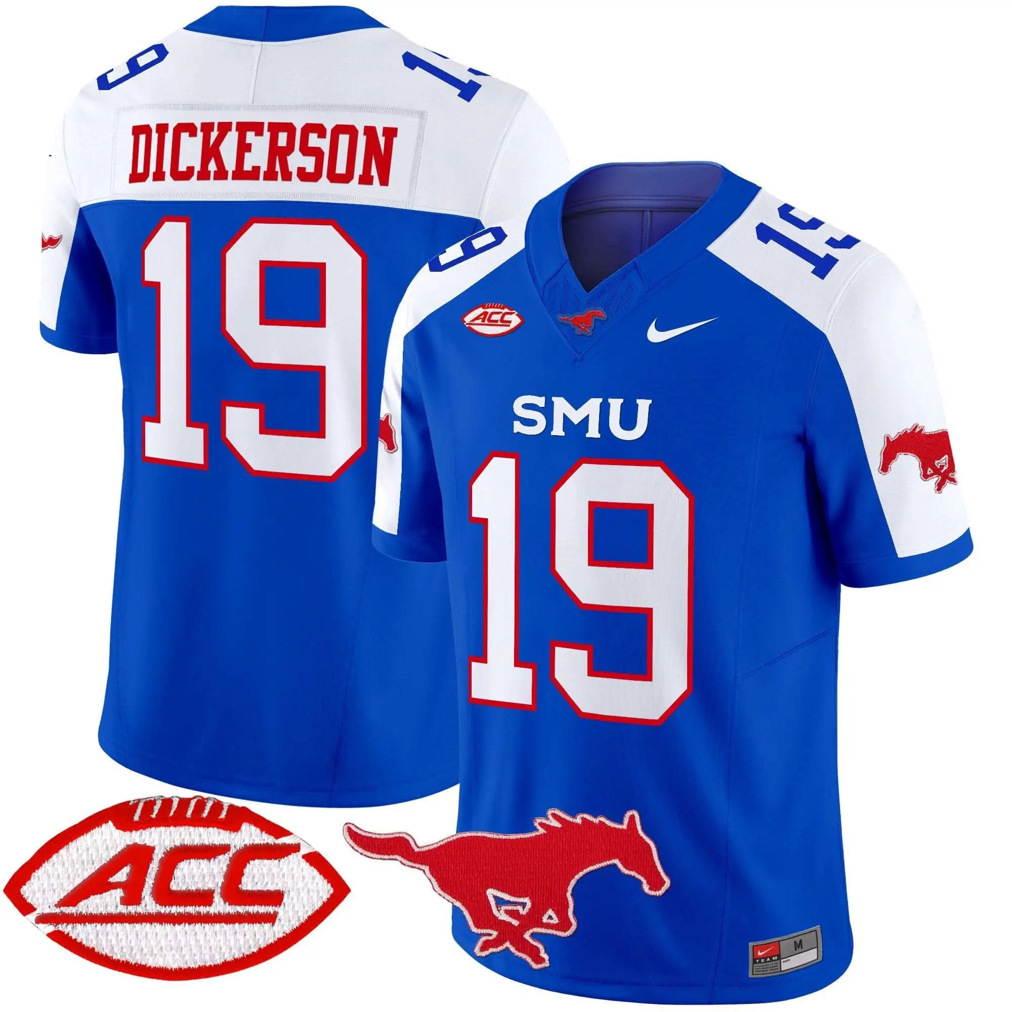 SMU 2025 Vapor Limited Jersey - Stitched by SMU Mustangs
