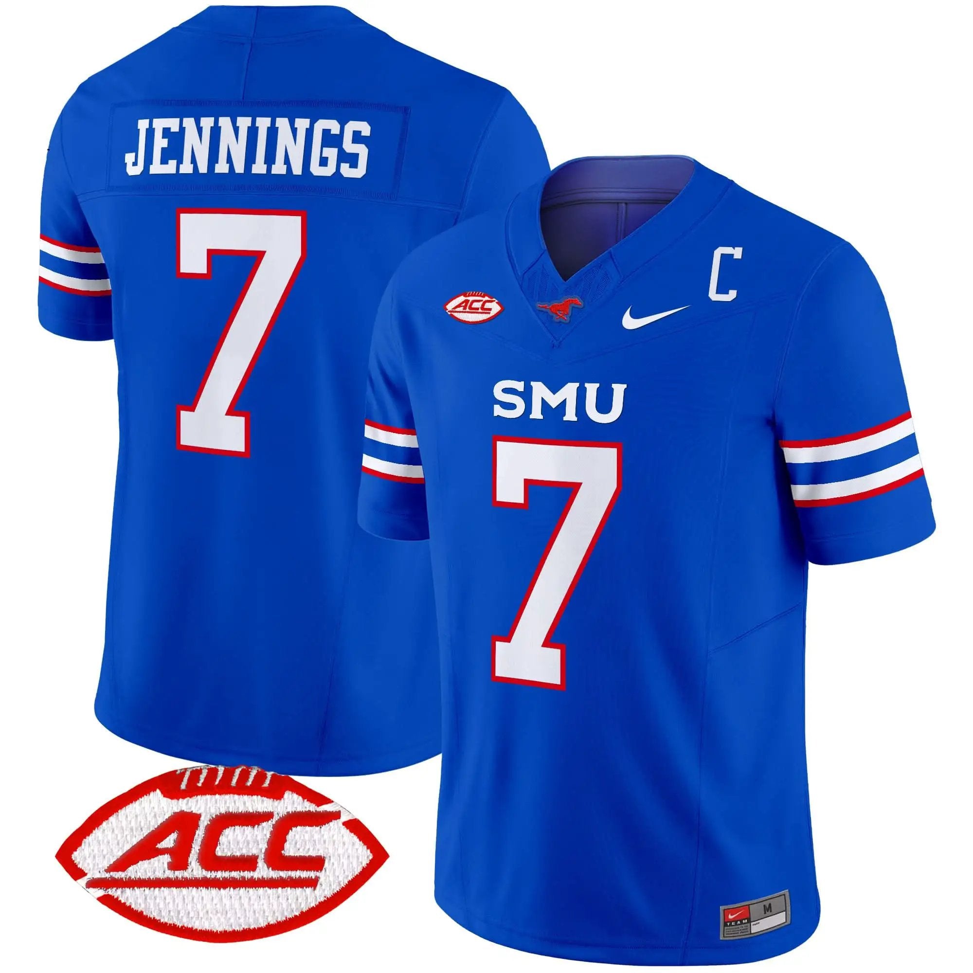 SMU 2025 Vapor Limited Jersey - Stitched by SMU Mustangs