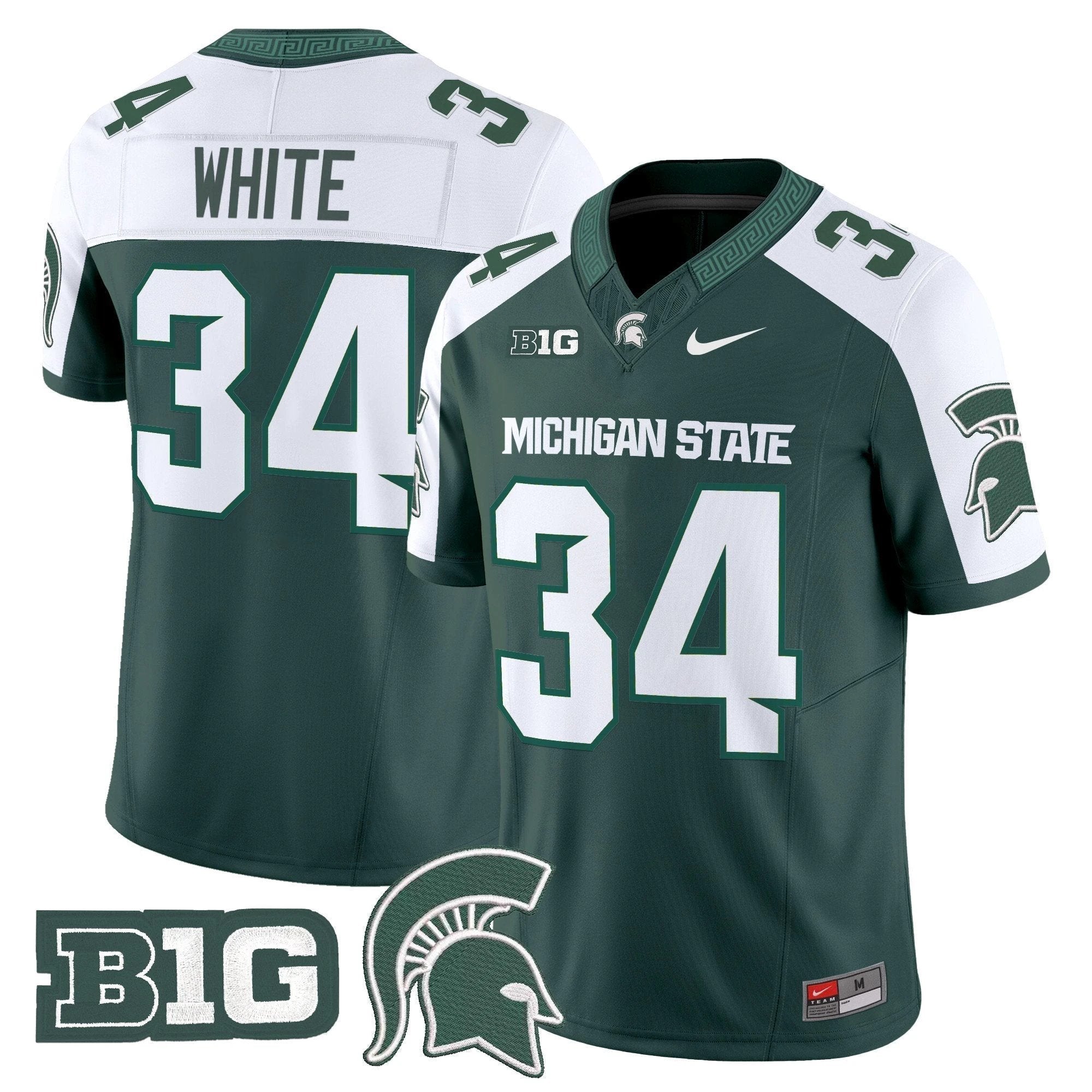 Men's Michigan State Spartans 2025 Vapor Limited Jersey - All Stitched by NCAA Football Sunday Nov 2