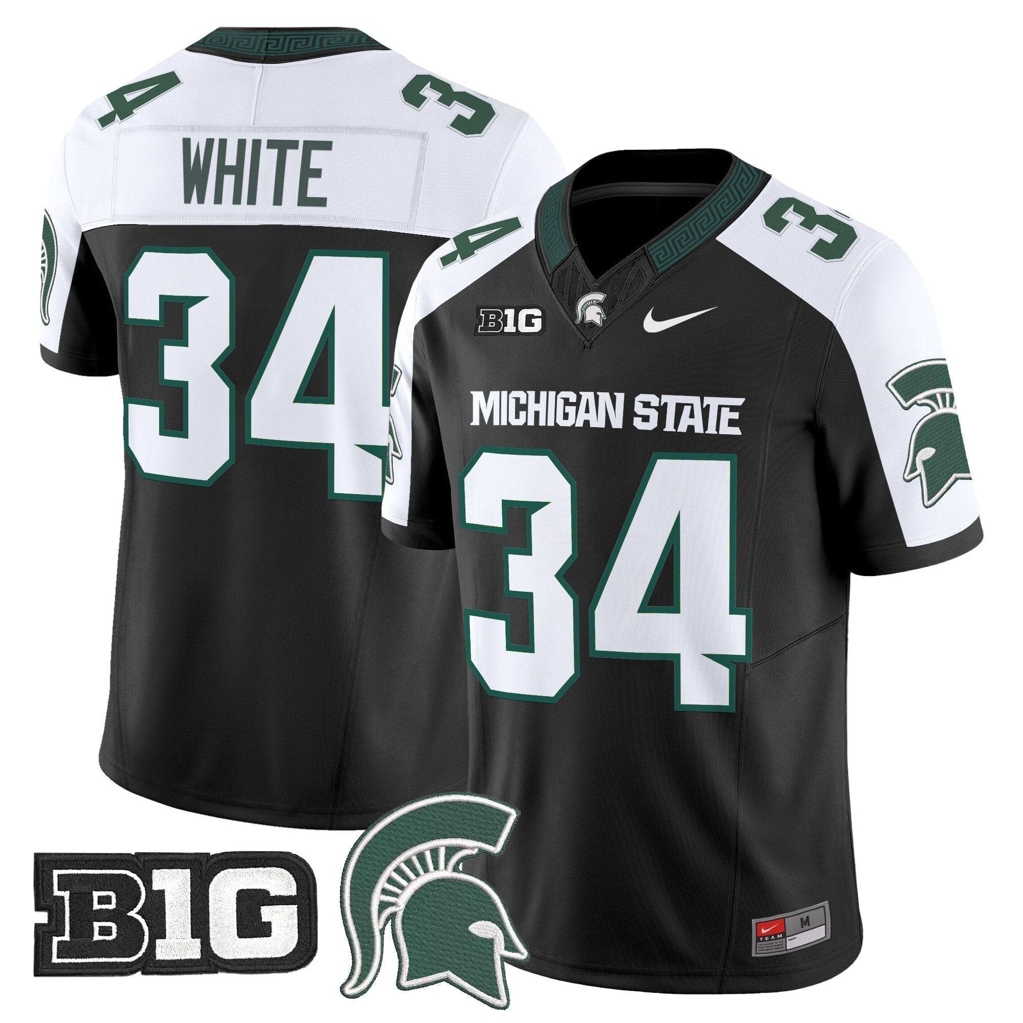 Men's Michigan State Spartans 2025 Vapor Limited Jersey - All Stitched by NCAA Football Sunday Nov 2