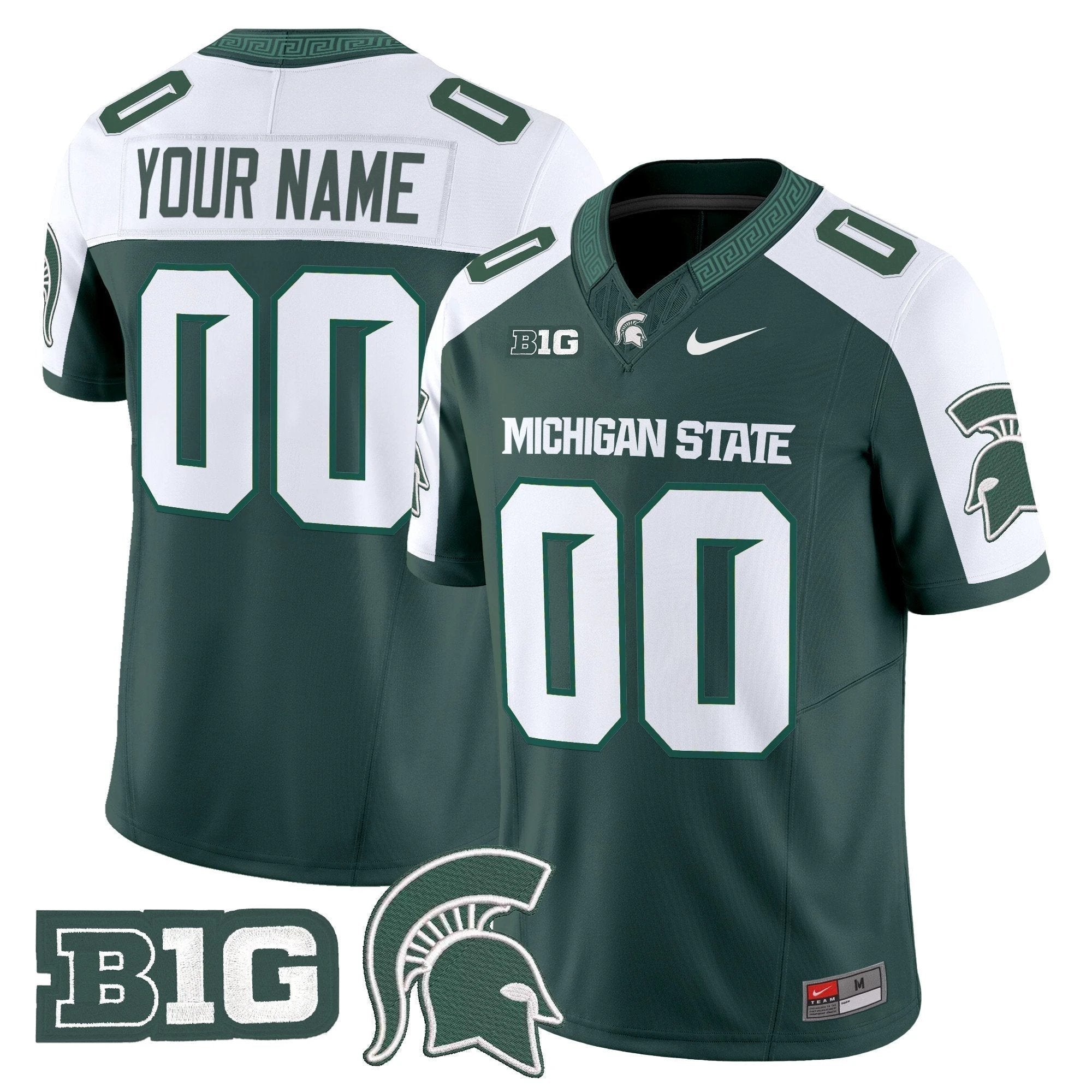 Michigan State Spartans 2025 Vapor Limited Custom Jersey - All Stitched by NCAA Football Sunday Nov 2