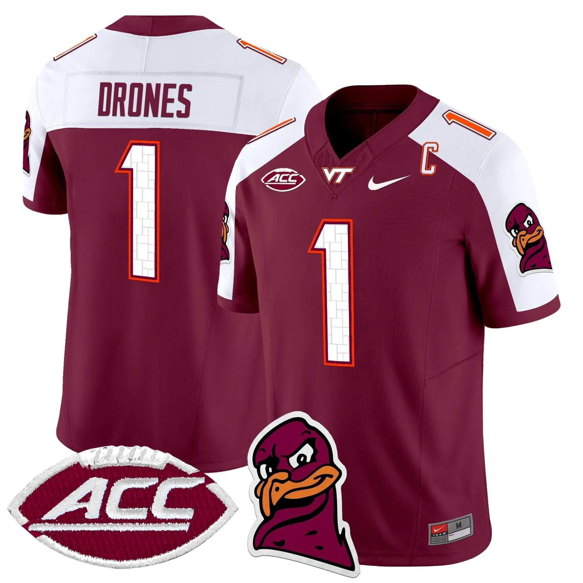 VTH 2025 Vapor Limited Jersey by Virginia Tech Hokies
