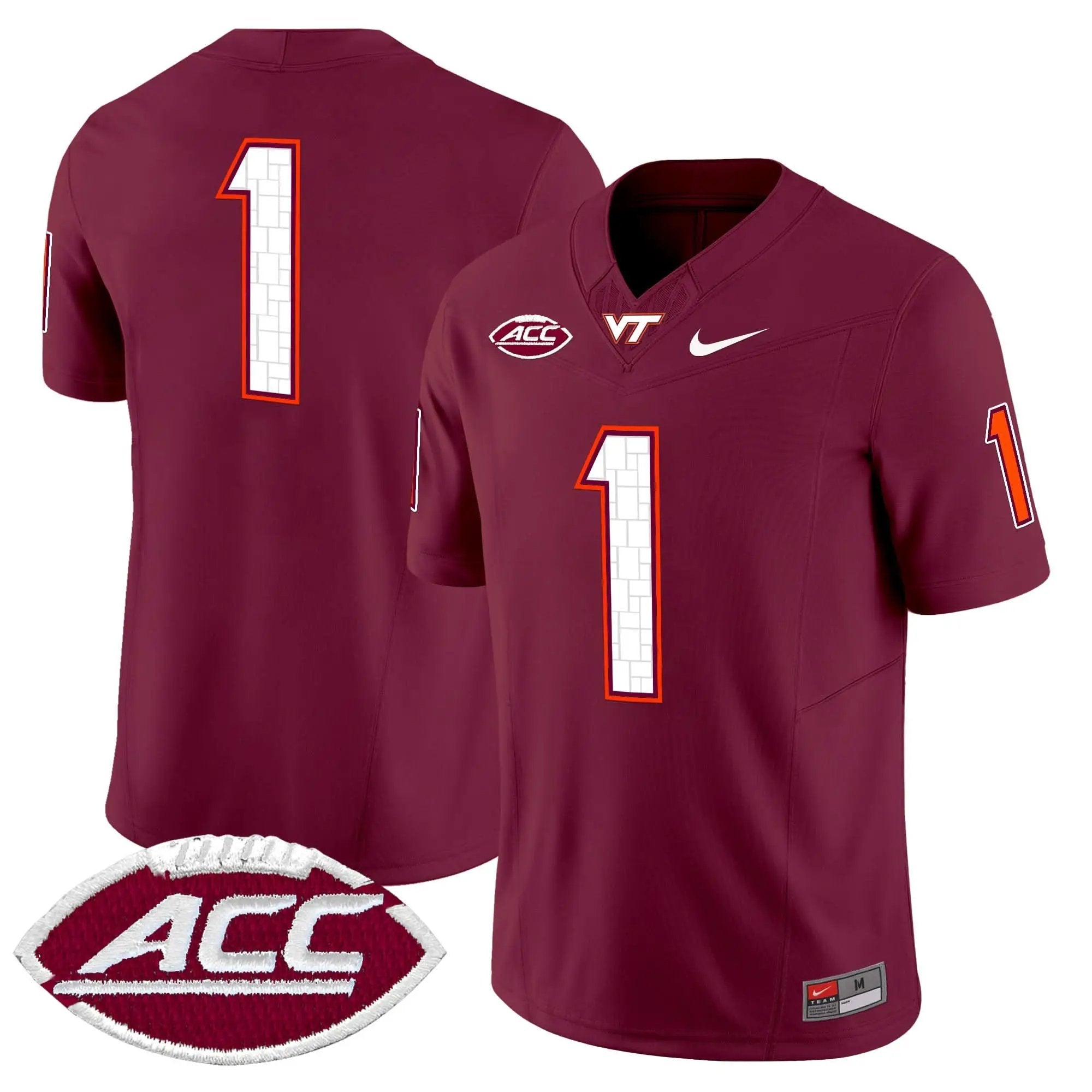 VTH 2025 Vapor Limited Jersey by Virginia Tech Hokies