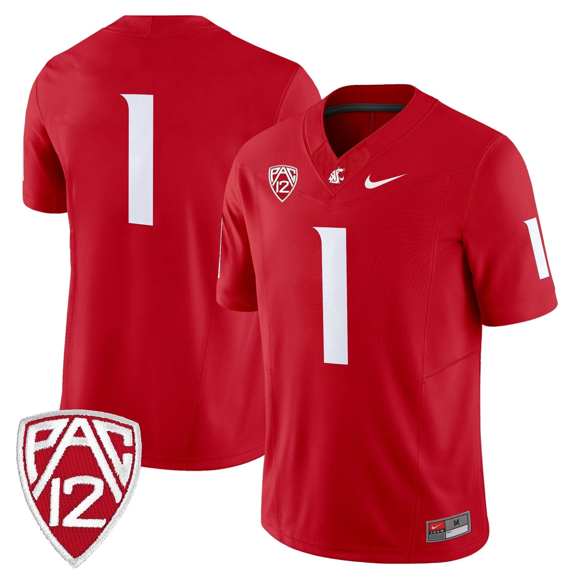 Washington State Cougars 2025 Vapor Limited Jersey - All Stitched by Washington State Cougars