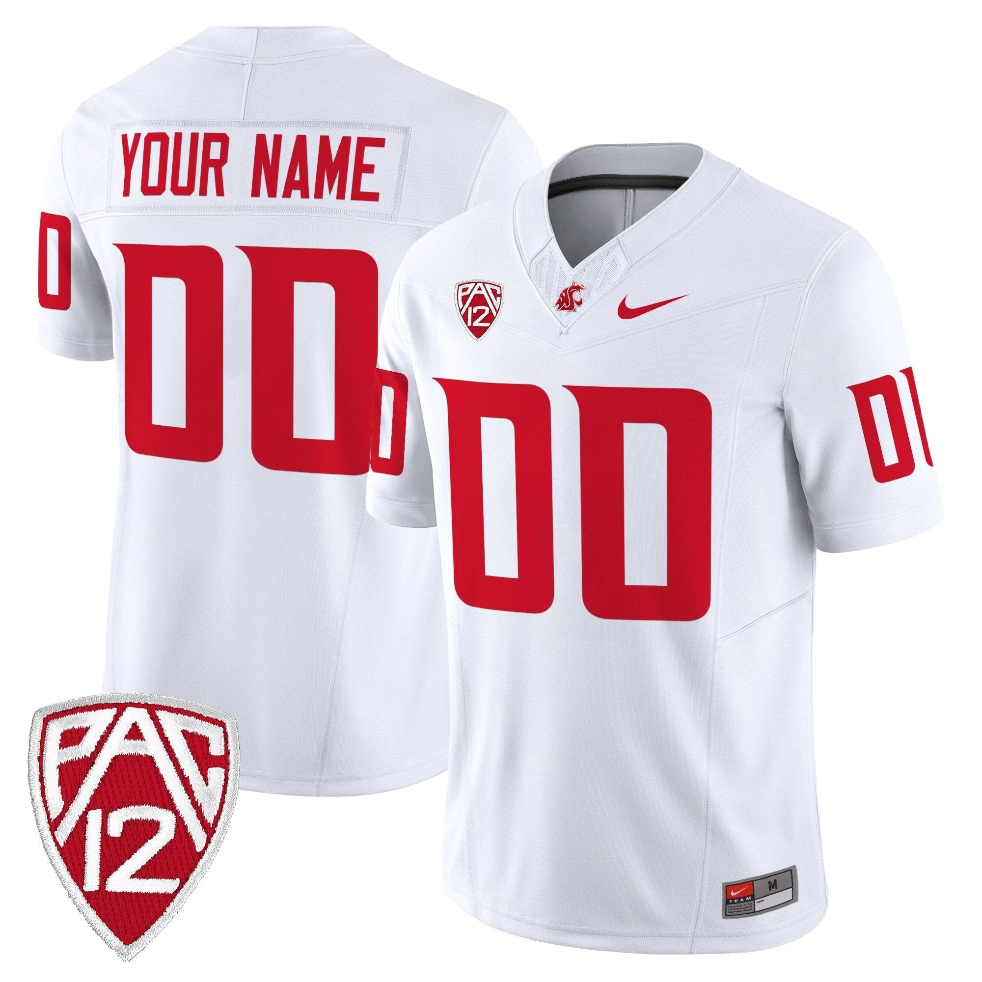 Washington State Cougars 2025 Vapor Limited Custom Jersey - All Stitched by Washington State Cougars