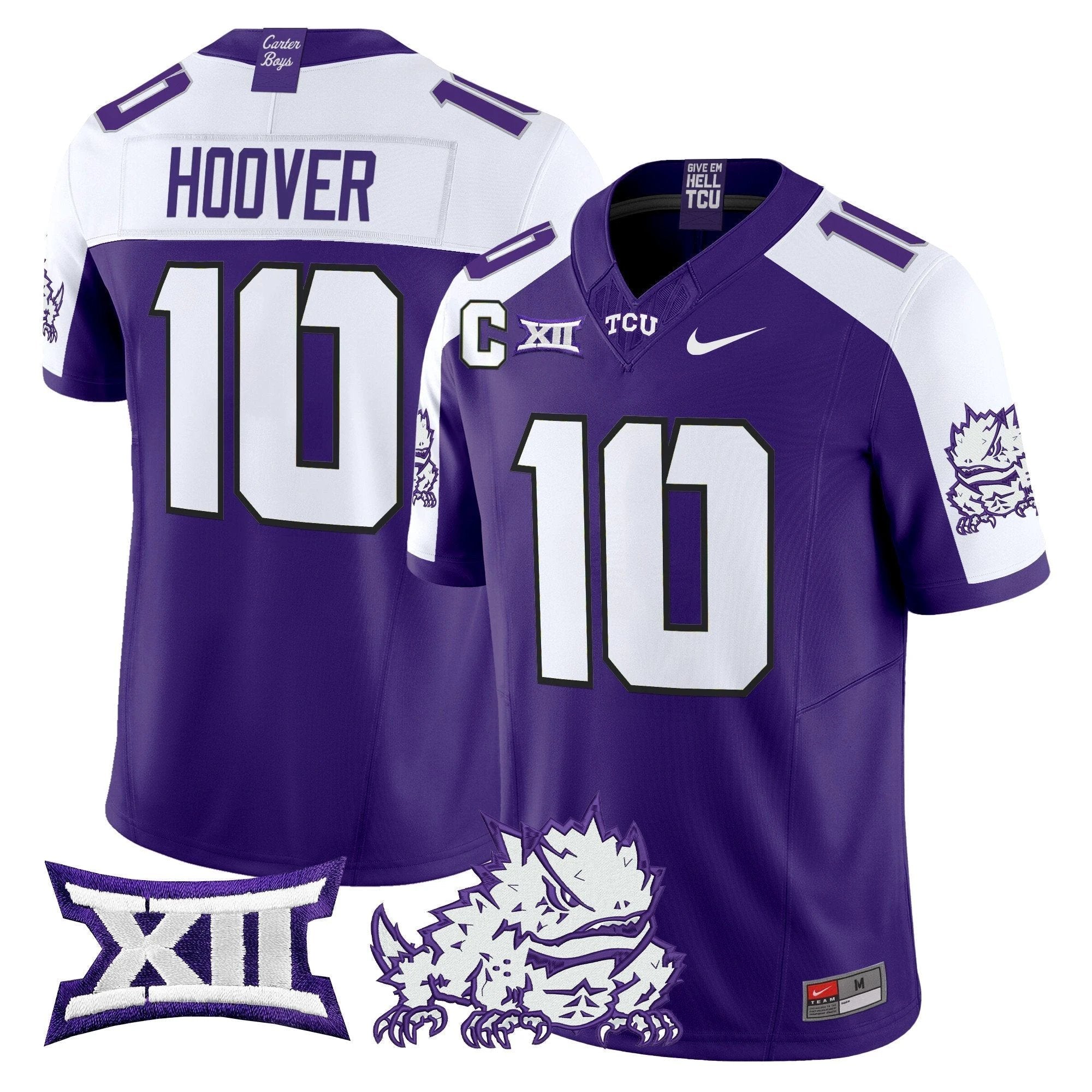TCU Horned Frogs 2025 Vapor Limited Jersey - All stitched by TCU Horned Frogs