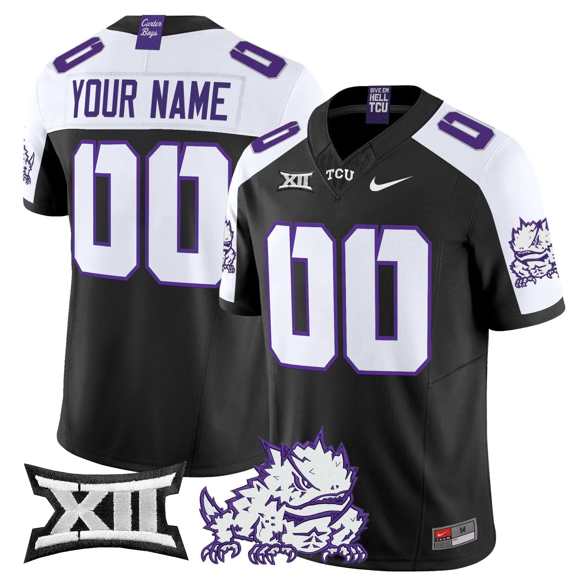 TCU Horned Frogs 2025 Vapor Limited Custom Jersey by TCU Horned Frogs