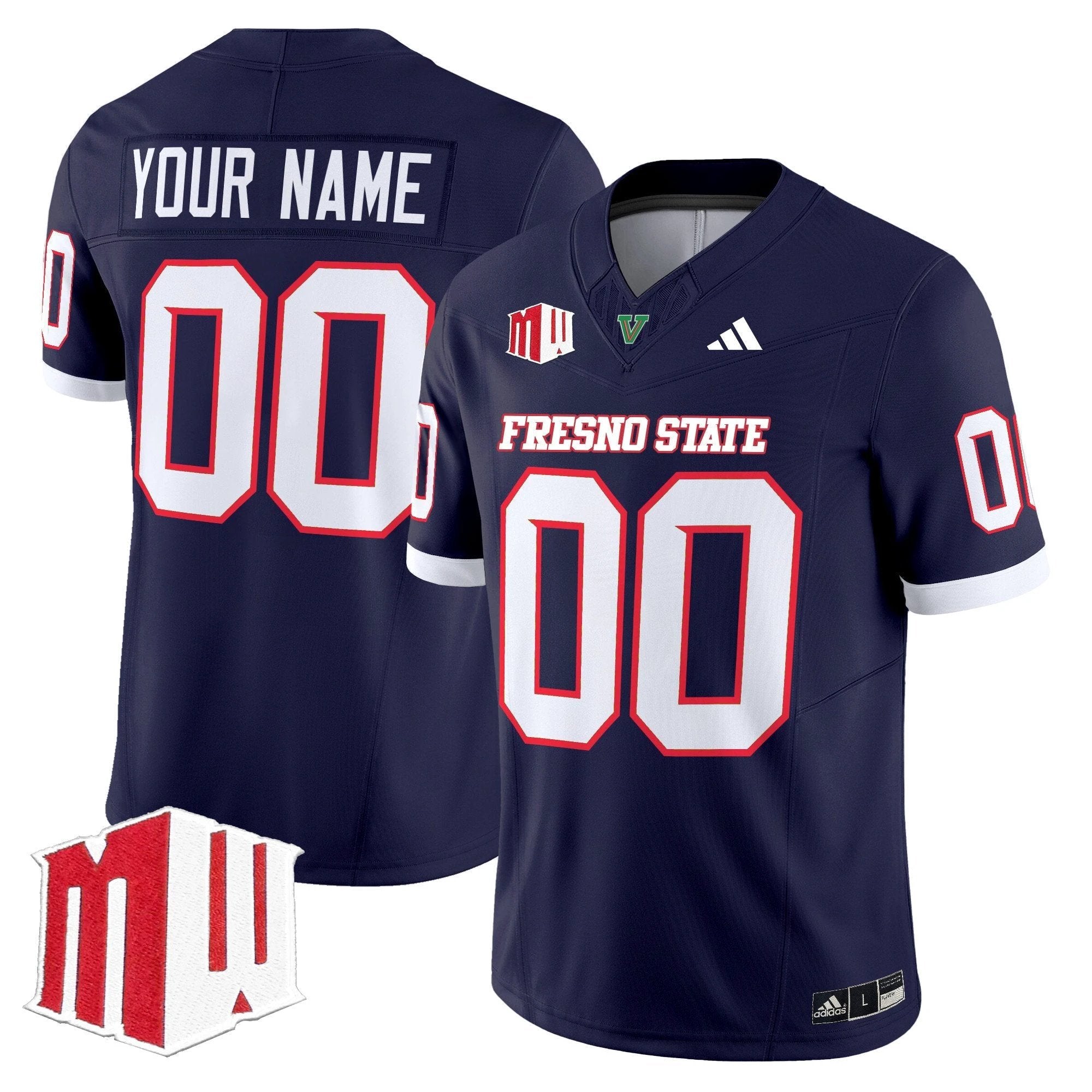 Fresno State Bulldogs 2025 Vapor Limited Custom Jersey - All Stitched by Fresno State Bulldogs