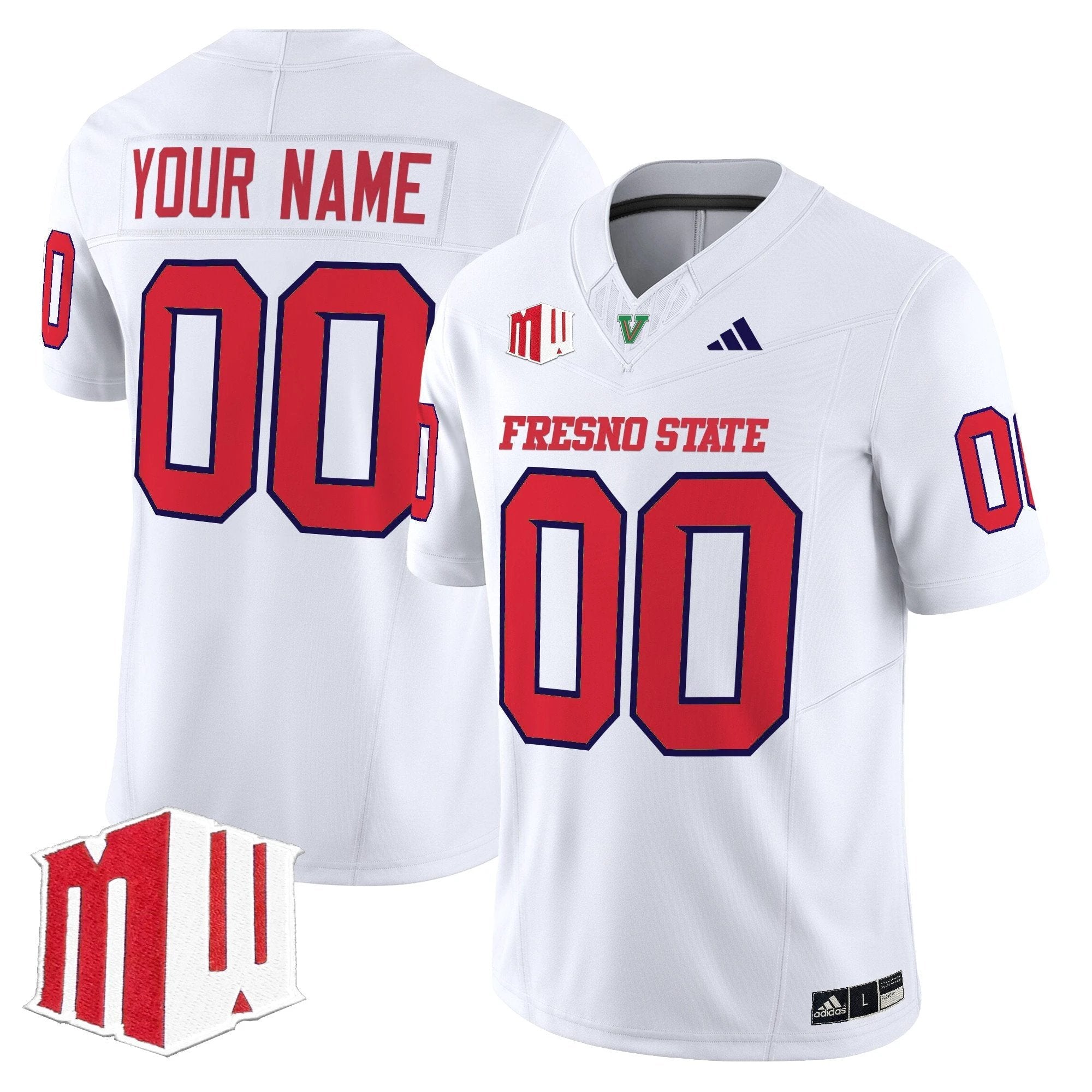 Fresno State Bulldogs 2025 Vapor Limited Custom Jersey - All Stitched by Fresno State Bulldogs