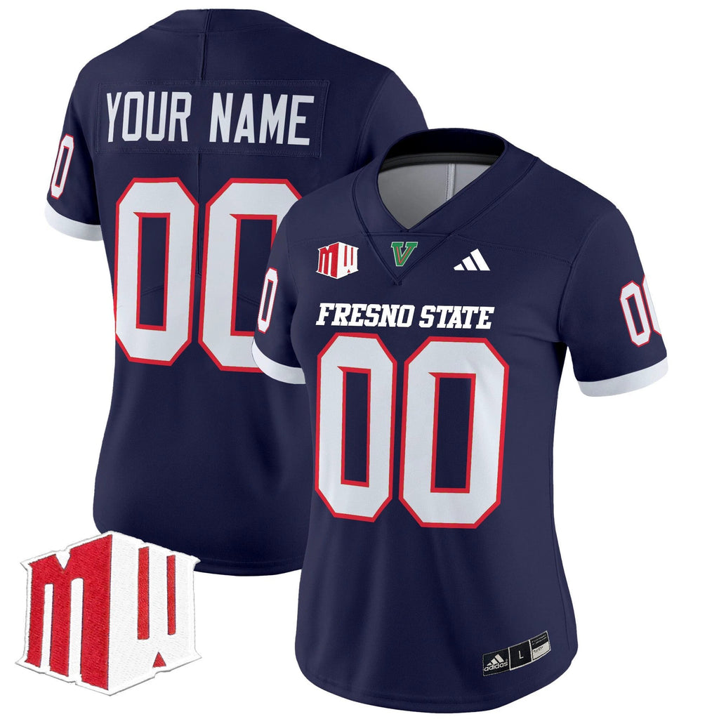 Fresno State Bulldogs 2025 Vapor Limited Custom Jersey - All Stitched by Fresno State Bulldogs