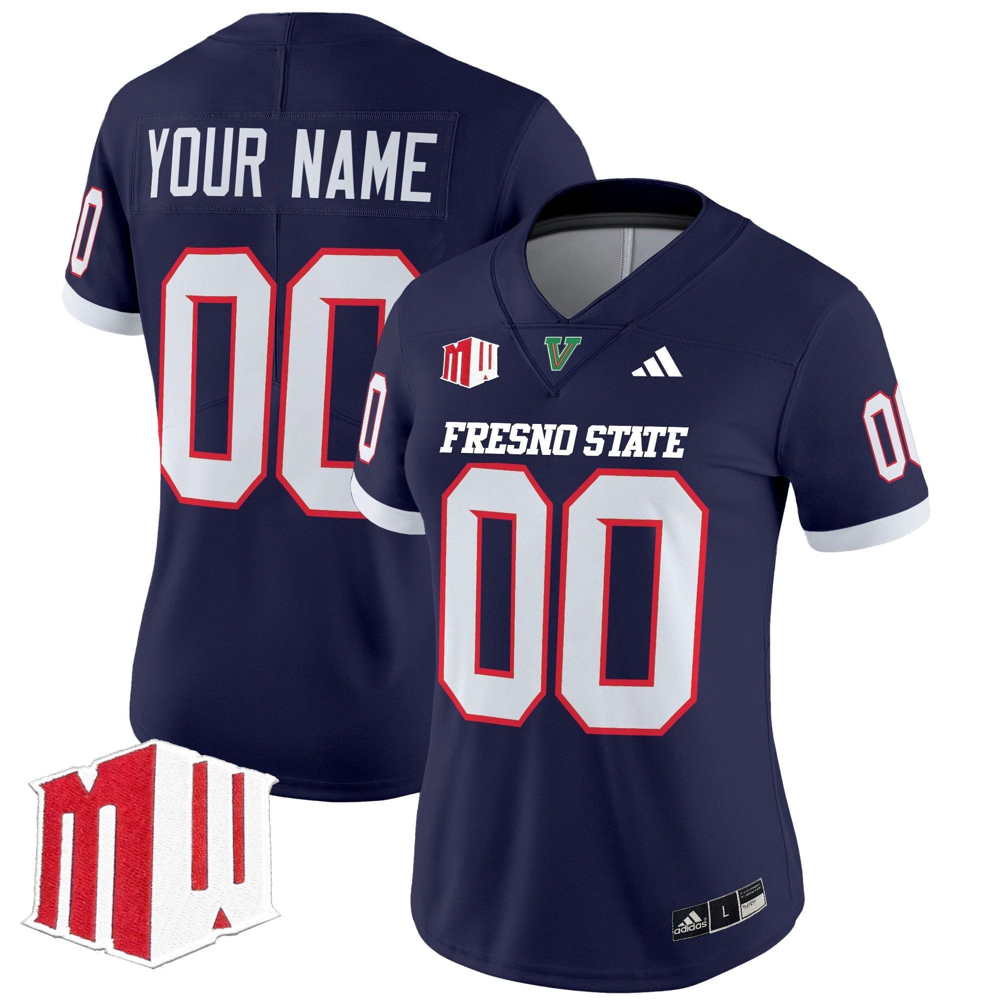 Fresno State Bulldogs 2025 Vapor Limited Custom Jersey - All Stitched by Fresno State Bulldogs