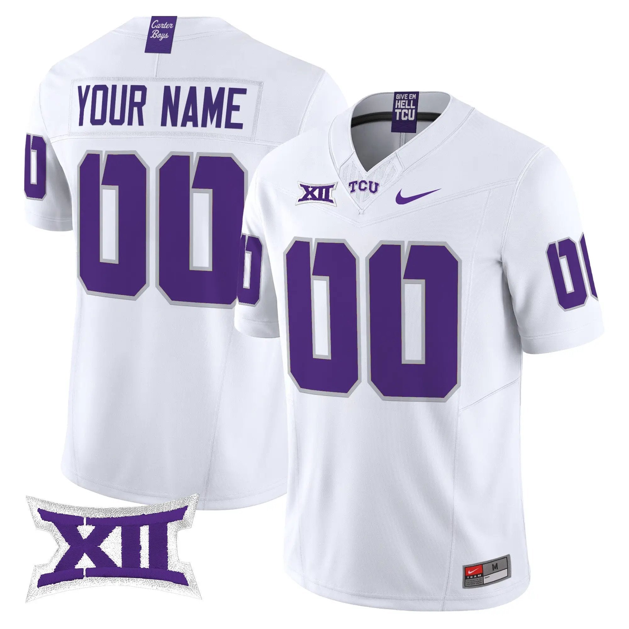 TCU Horned Frogs 2025 Vapor Limited Custom Jersey by TCU Horned Frogs