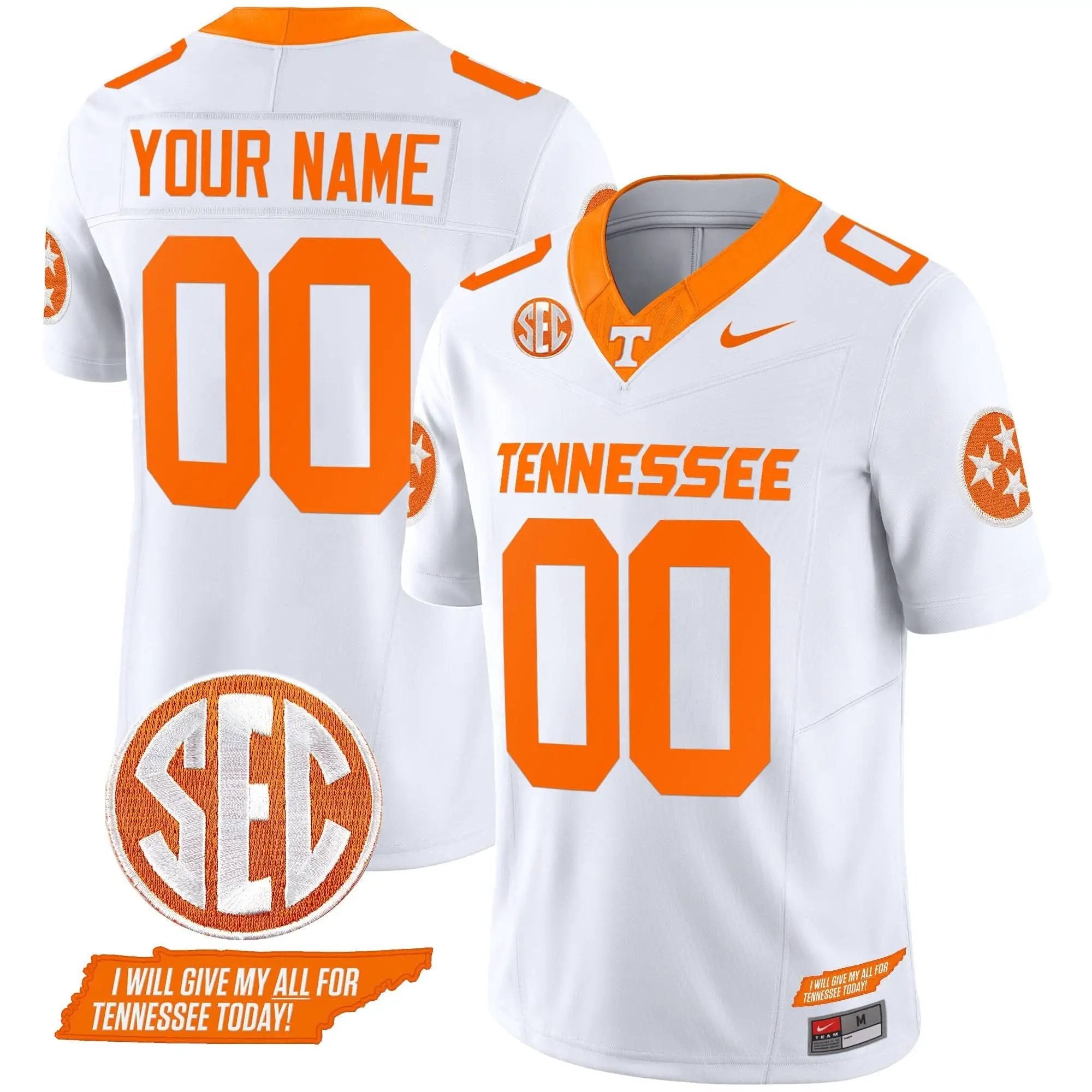 TV 2024 Vapor Limited Custom Jersey V3 by Tennessee Volunteers