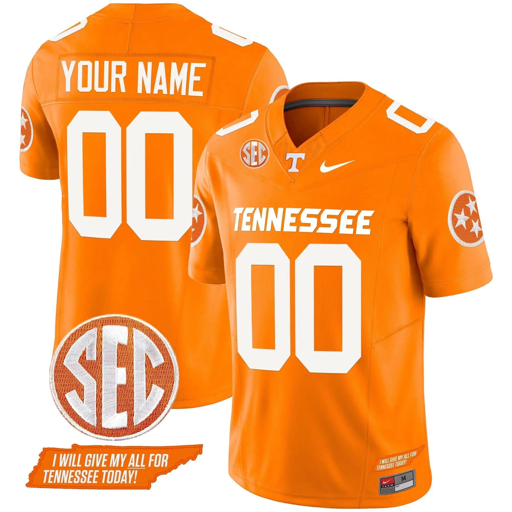 TV 2024 Vapor Limited Custom Jersey V3 by Tennessee Volunteers