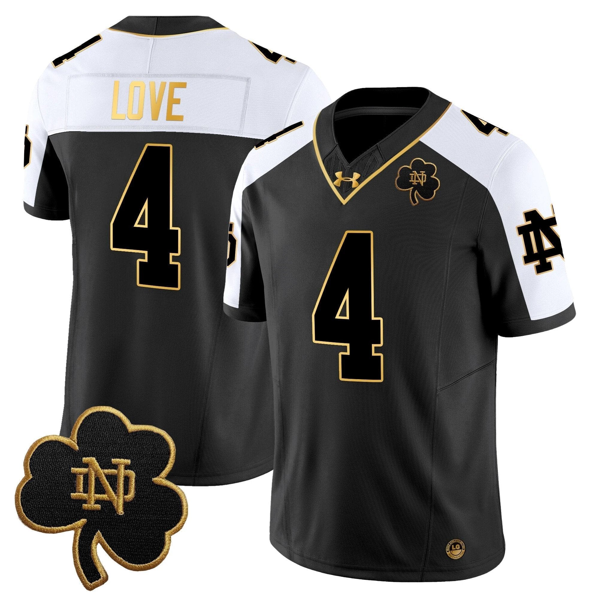 Notre Dame Fighting Irish 2025 Gold Vapor Limited Jersey - All Stitched by Notre Dame Fighting Irish